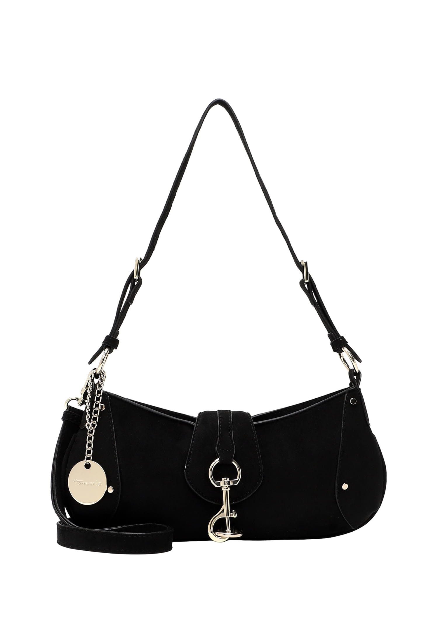Tamaris Beuteltasche TAS Marina Suede, Logo Anhänger