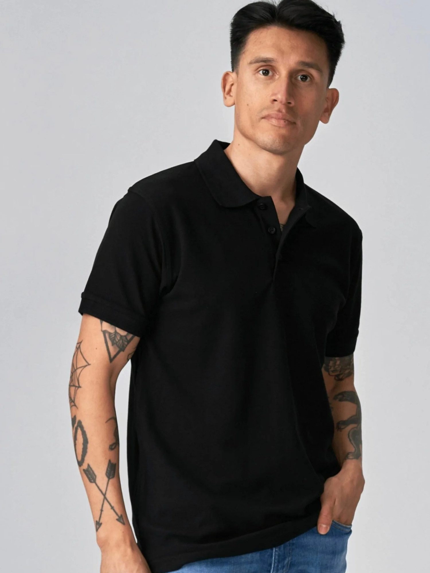TEESHOPPEN Kurzarmhemd TEESHOPPEN Polo shirt Basic Polo