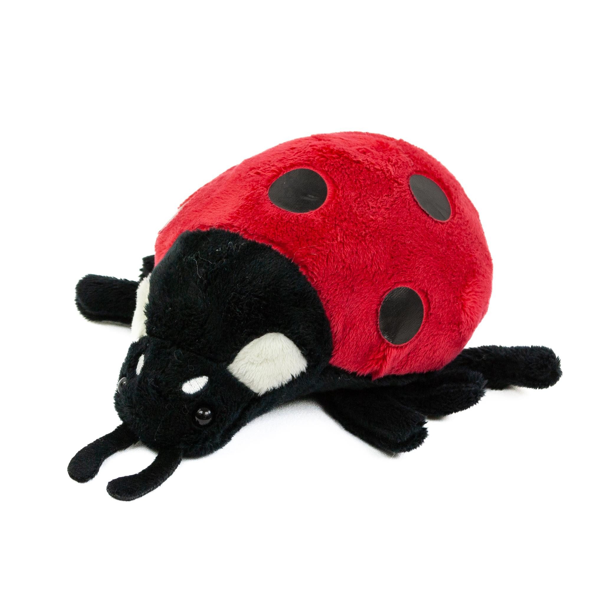 Cornelißen Kuscheltier Marienkäfer 16 cm liegend schwarz/rot Plüschtier Sto günstig online kaufen