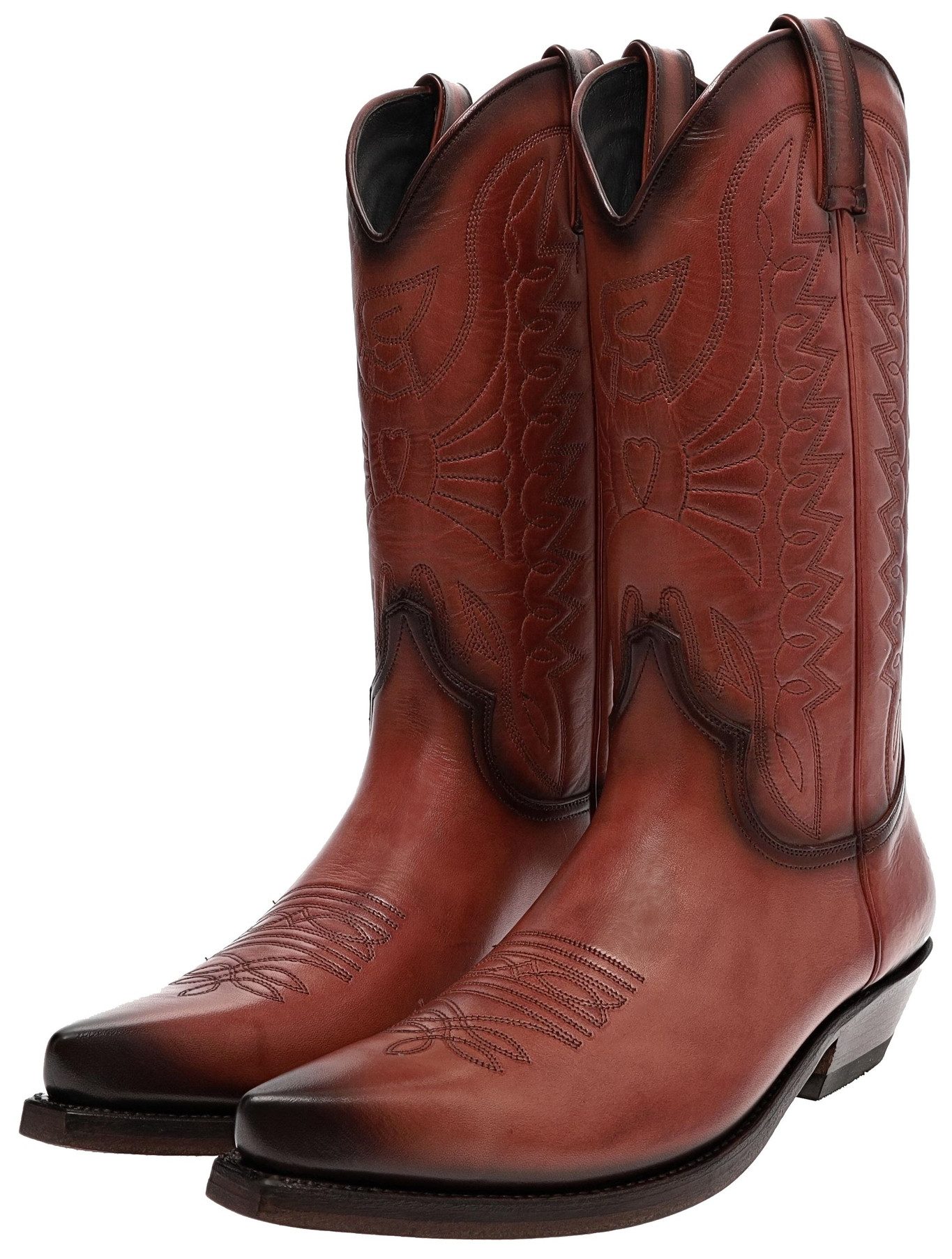 Mayura Boots VINTAGE 1920 Braun Cowboystiefel Rahmengenähte Westernstiefel