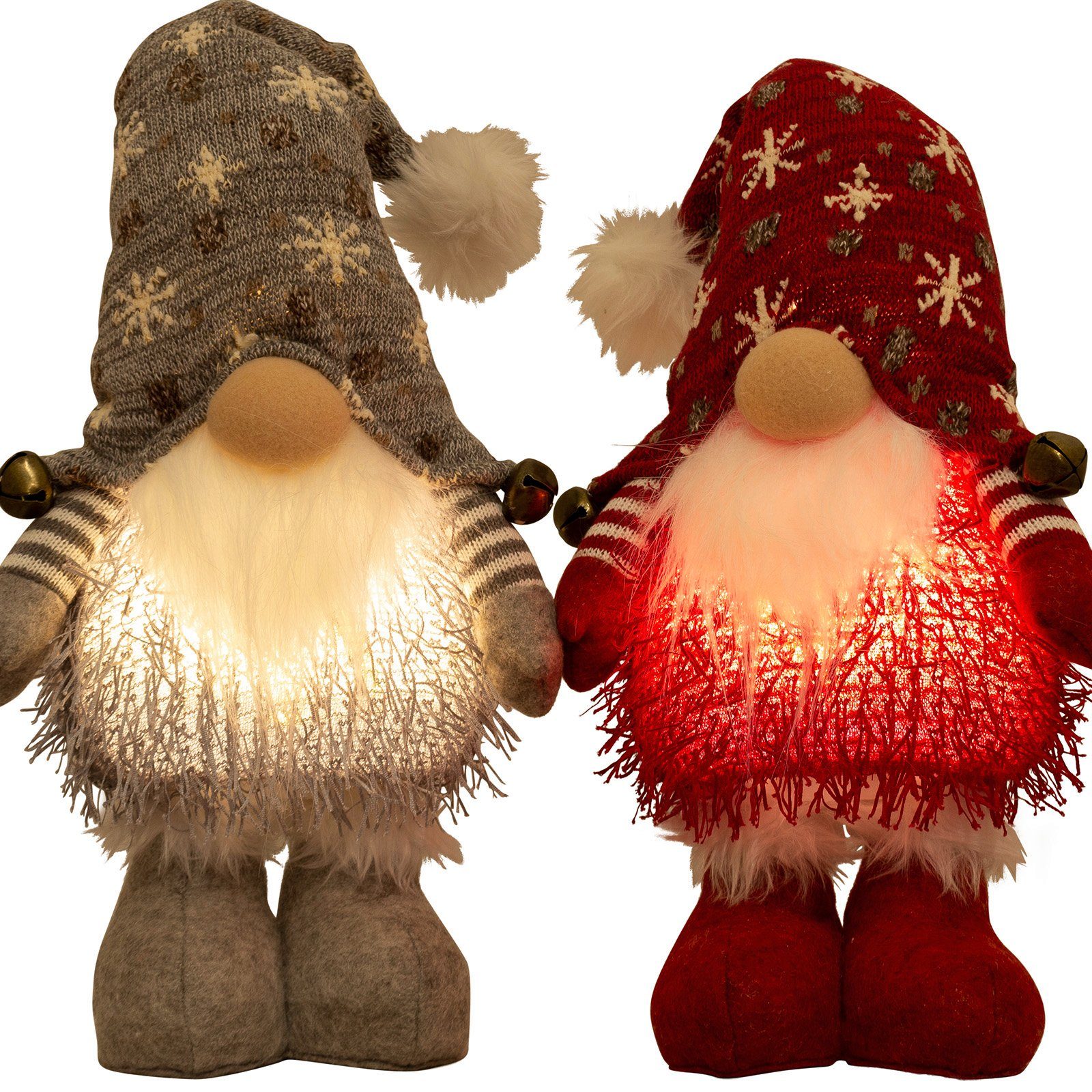 Christmas Paradise Weihnachtsfigur Wichtel mit LED 34cm (56cm) stehend, (De günstig online kaufen