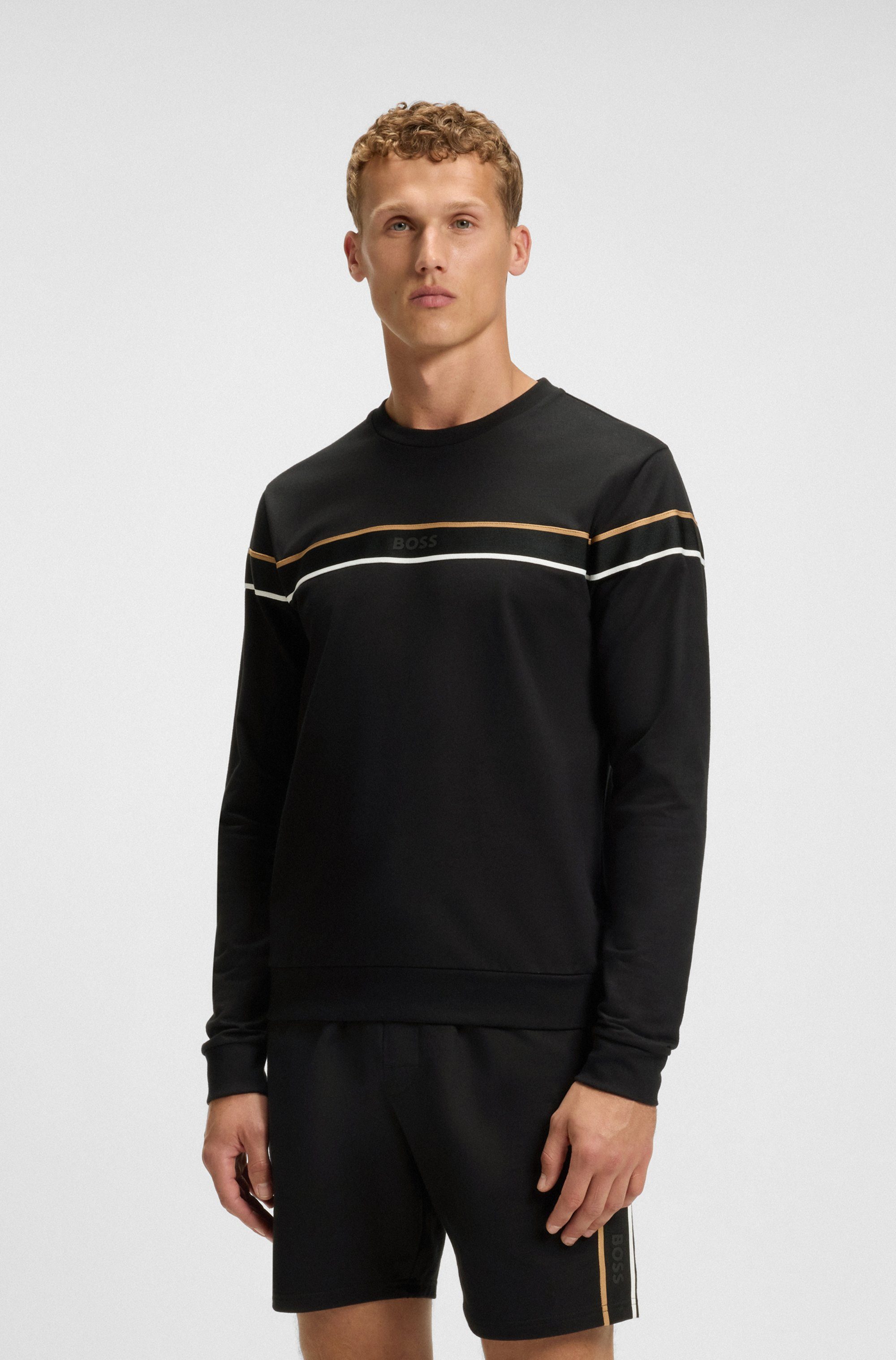 BOSS Sweatshirt Iconic mit Signature-Streifen günstig online kaufen