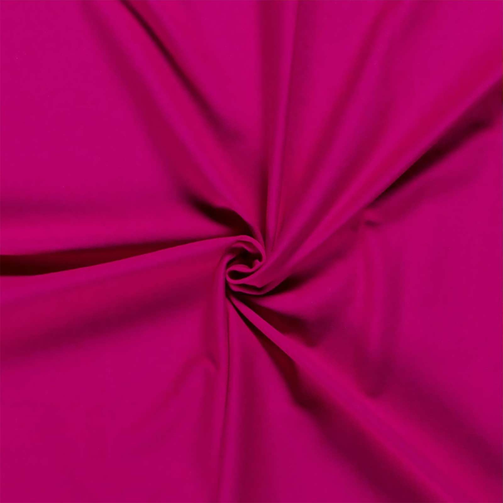 maDDma Stoff 0,5m Baumwolljersey Baumwollstoff elastisch Meterware Jerseystoff, pink