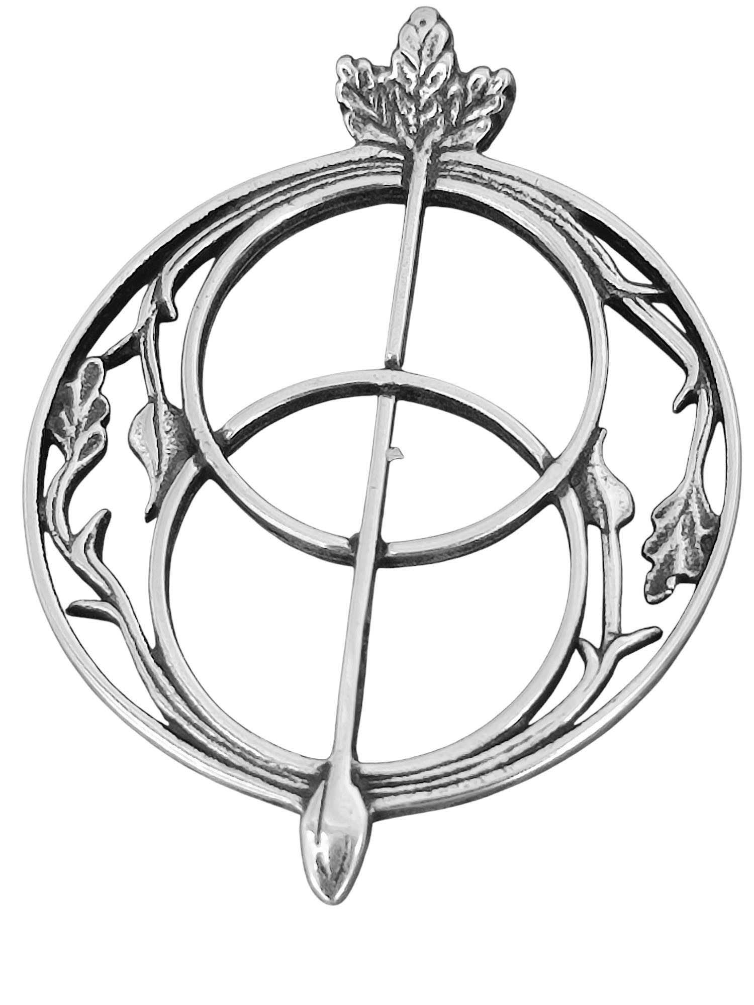 Kiss of Leather Kettenanhänger Chalice Brunnen Anhänger 925 Silber Well Dimensions Tor Avalon Kelten