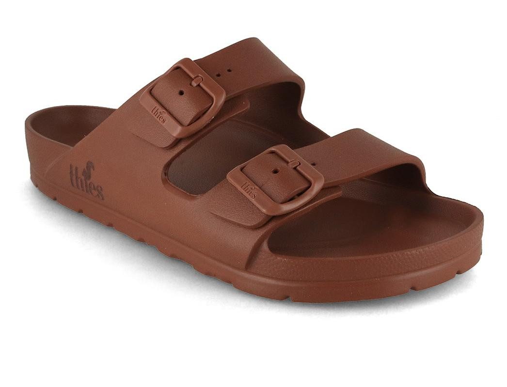 thies vegane Badesandalen Ecofoam Hausschuh abwaschbar und wasserfest