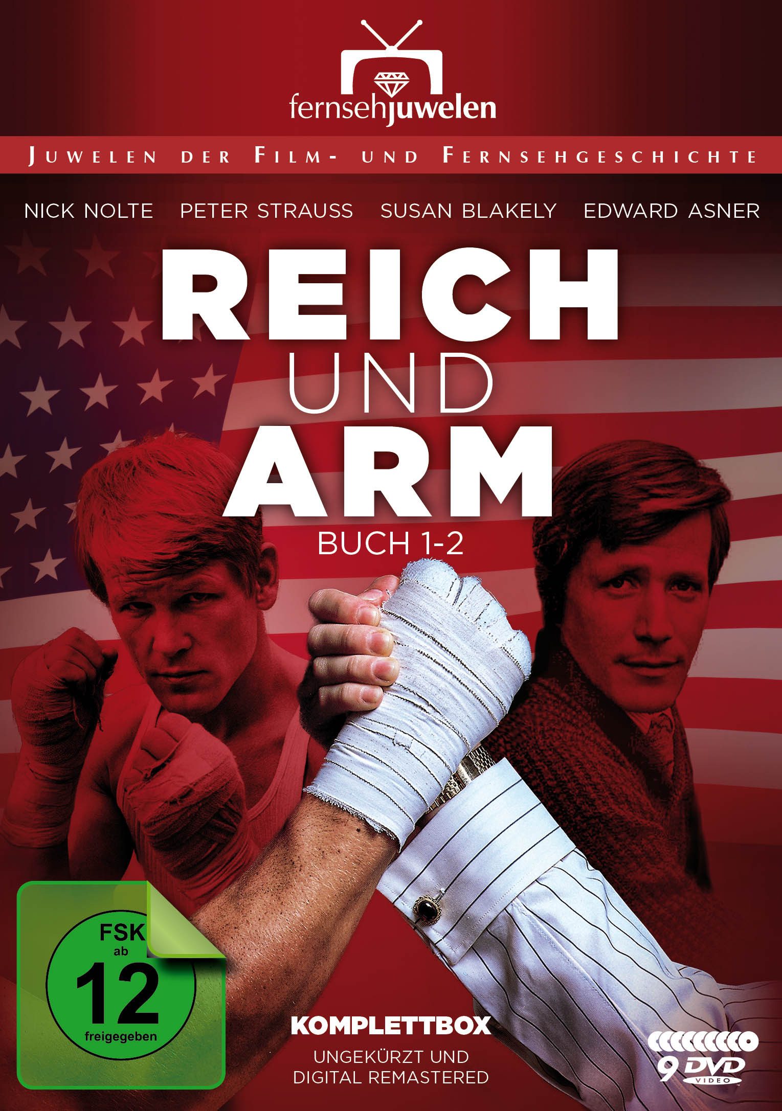 Fernsehjuwelen DVD Reich und arm - Komplettbox: Buch 1 und 2 (Staffel 1 und 2 ungekürzt), (1-St)