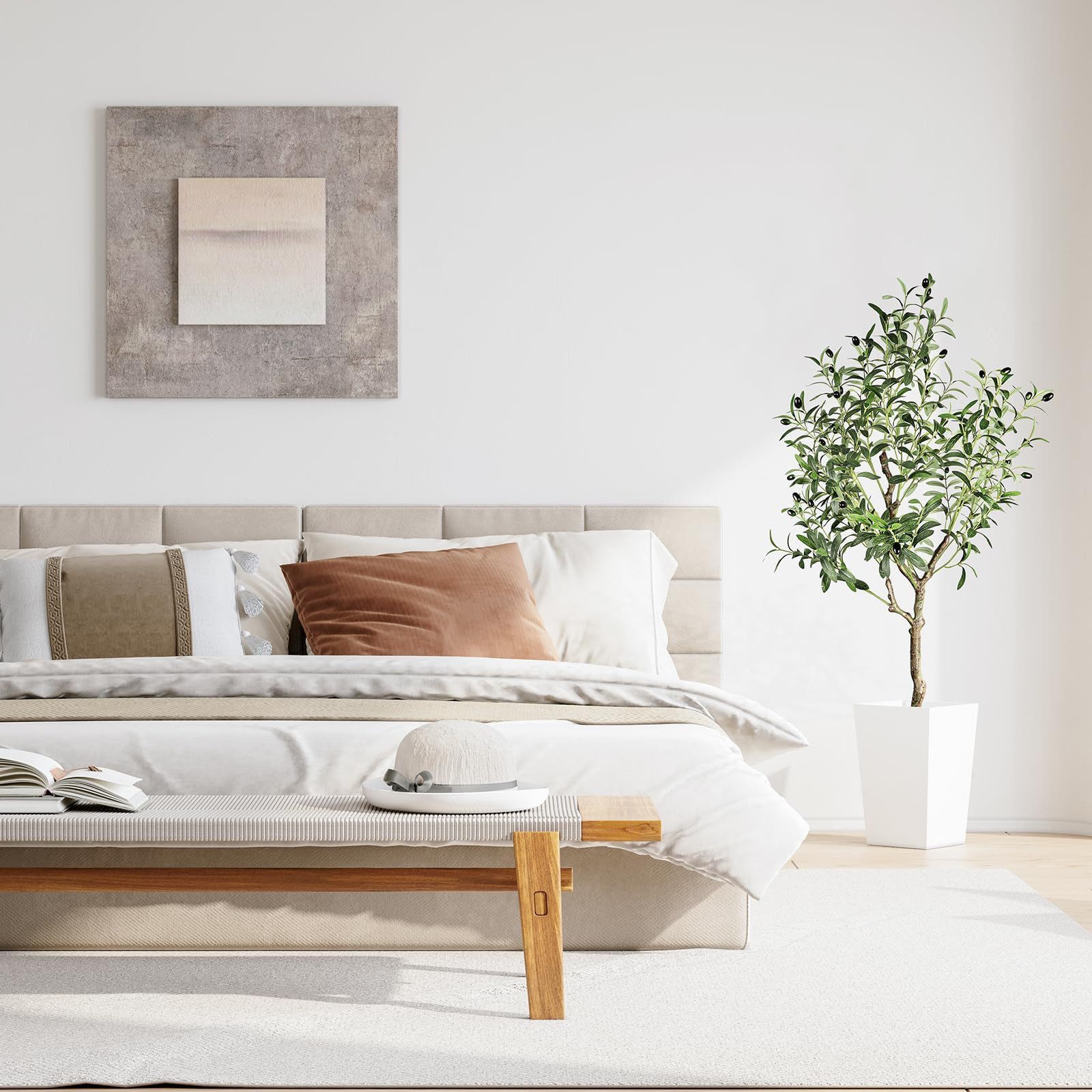 Kunstpflanze Olivenbaum Künstliche Pflanzen Höhe 120cm/150cm/170cm/180cm/21 günstig online kaufen