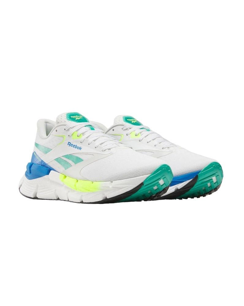 FloatZig Symmetros weiss/lime/blau Herren Laufschuh
