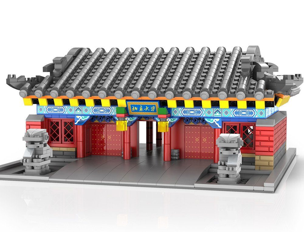 CaDA West Gate of Peking University (1494 Teile) Konstruktionsspielsteine