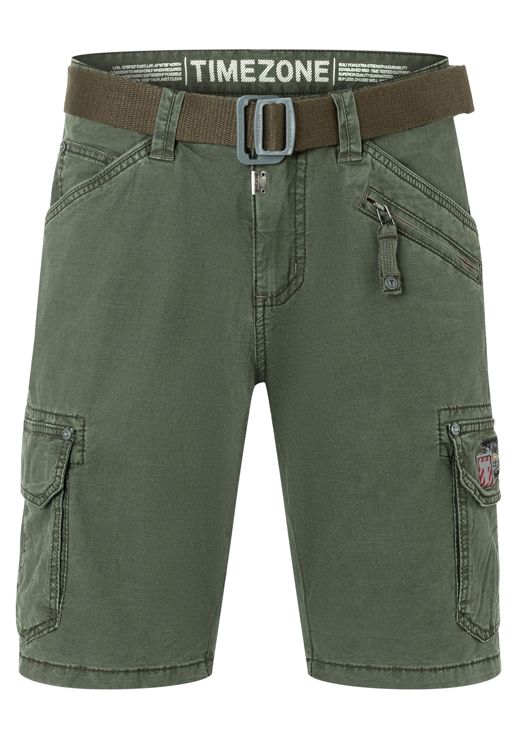 TIMEZONE Cargoshorts Kurzes Design Cargo Regular Mid Waist Pants Regular RykerTZ Short