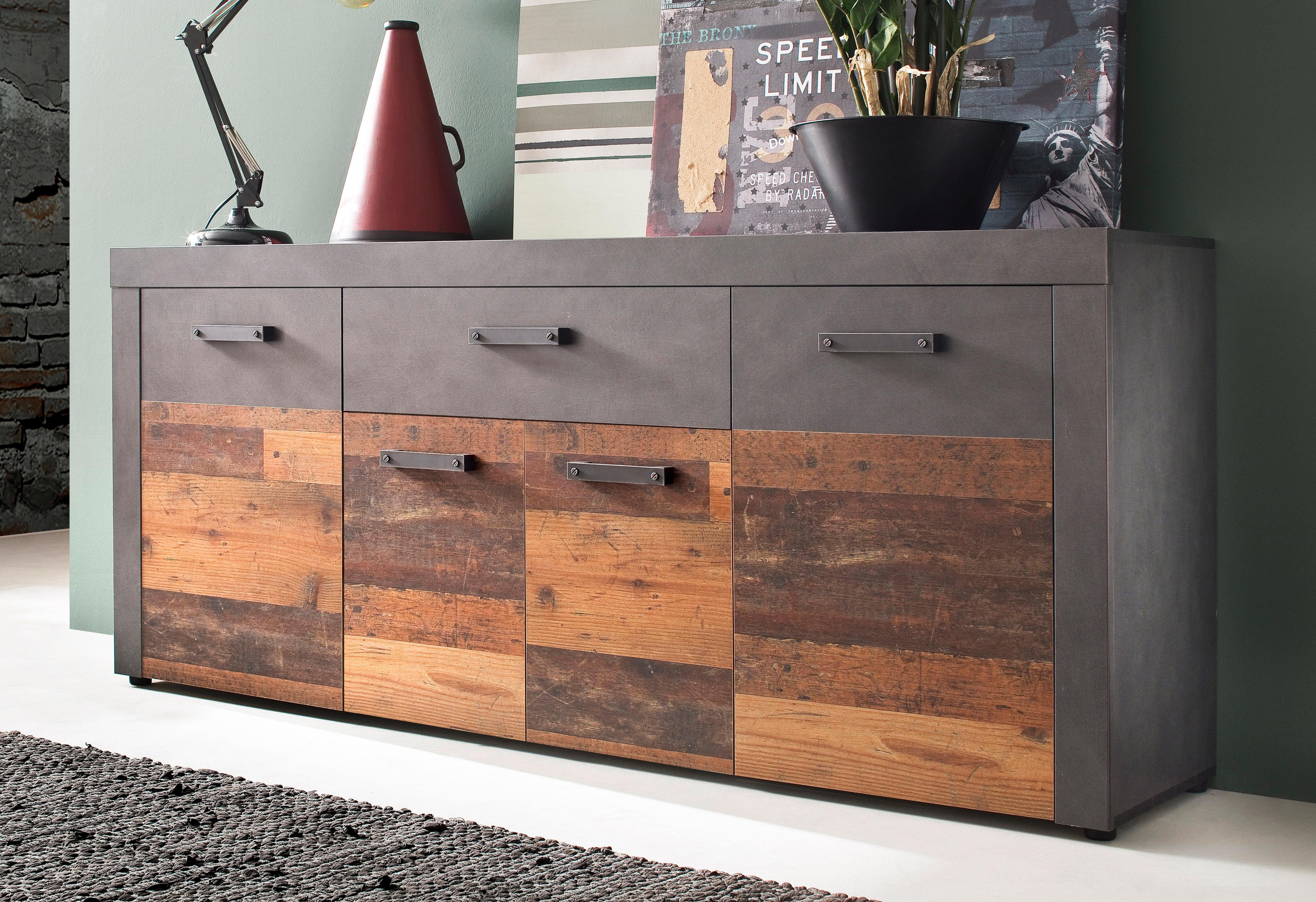 INOSIGN Sideboard Ilana, moderner Industrial Style