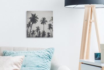 OneMillionCanvasses® Leinwandbild Palme - Tropisch - Natur, (1 St), Leinwand Bilder für Wohnzimmer Schlafzimmer