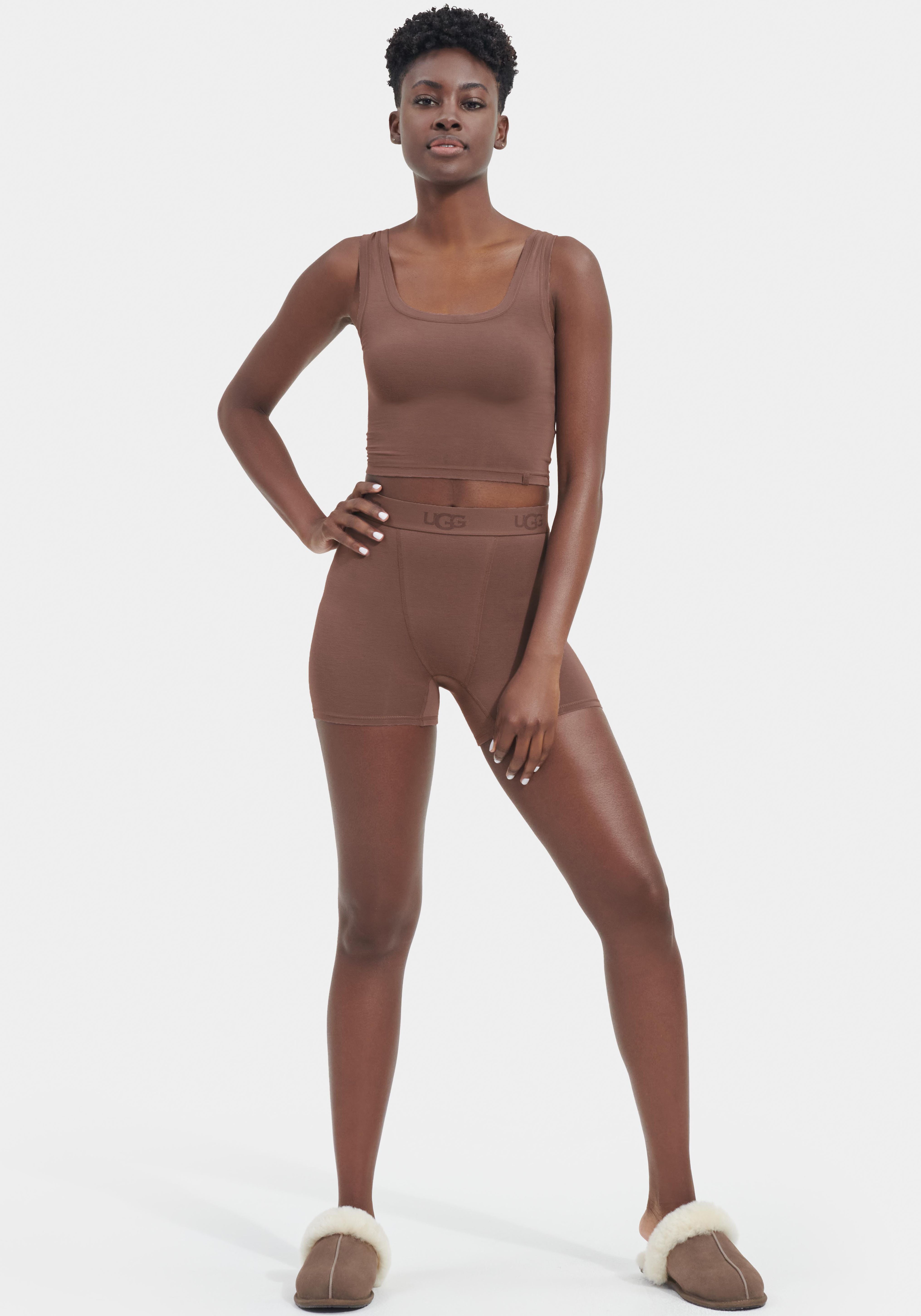 UGG Boxershorts Alexiah Boy Short mit elastischem Logo-Bund