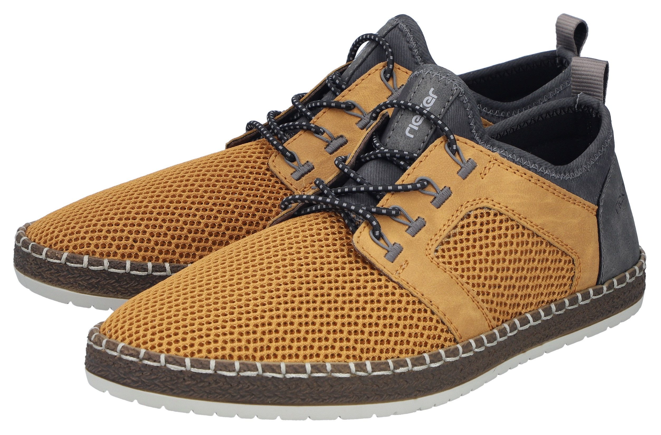 Rieker Slip-On Sneaker Schlupfschuh, Slipper, Freizeitschuh, elastischer Einstieg, Gummizug