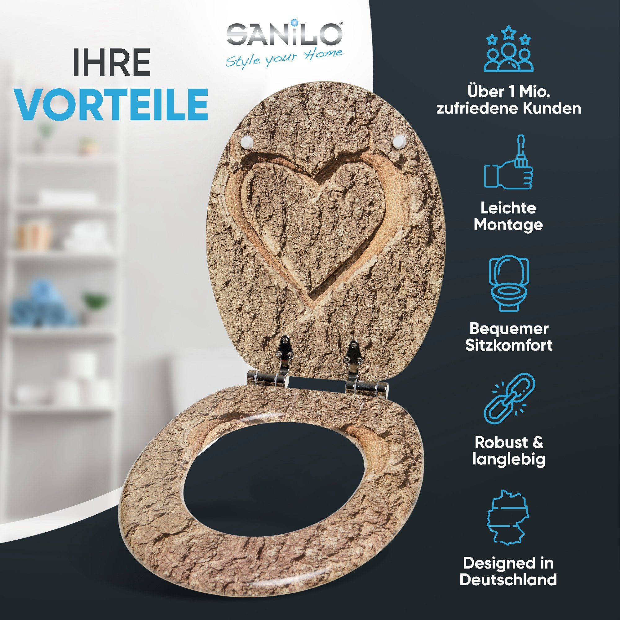 Sanilo WC-Sitz True Love, mit Absenkautomatik, günstig online kaufen