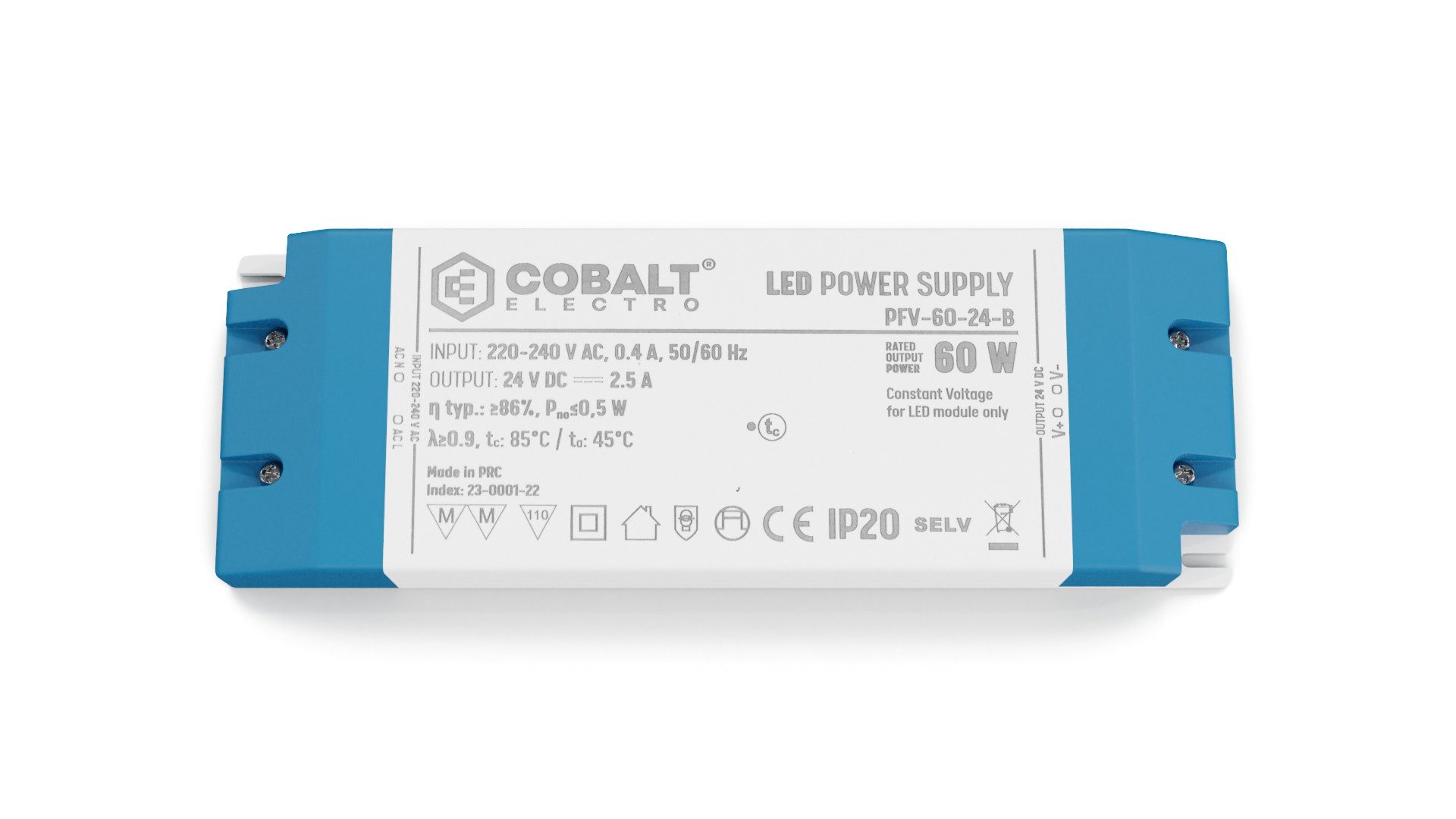 LED Labs LED-Netzteil IP20 Schutzart Effizient Sicher Trafo für LED-Beleuchtung LED Trafo