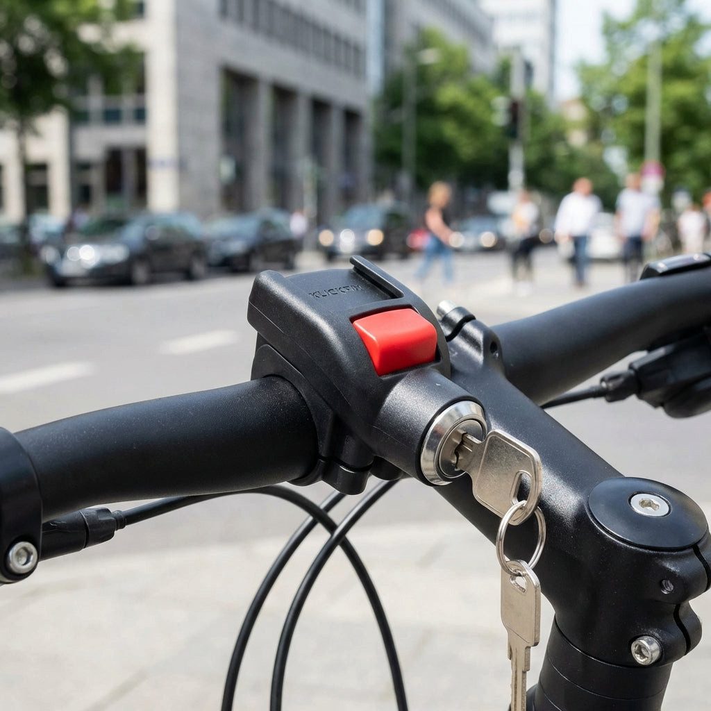 KlickFix Fahrradtasche Rixen Kaul KLICKfix Lenker-Adapter universal mit Schloss 2 Schlüssel s