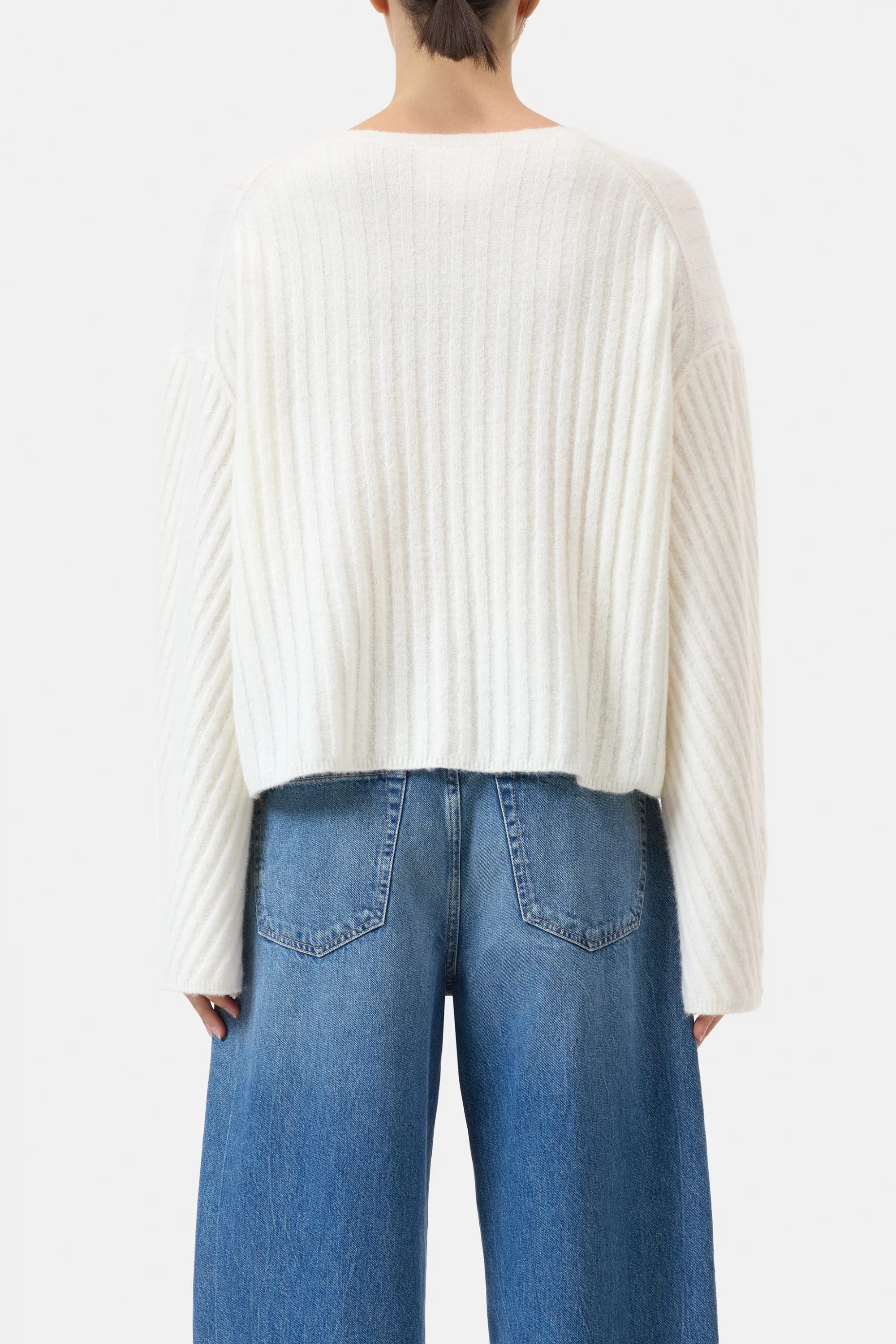 CLOSED Strickpullover Crew neck rib
