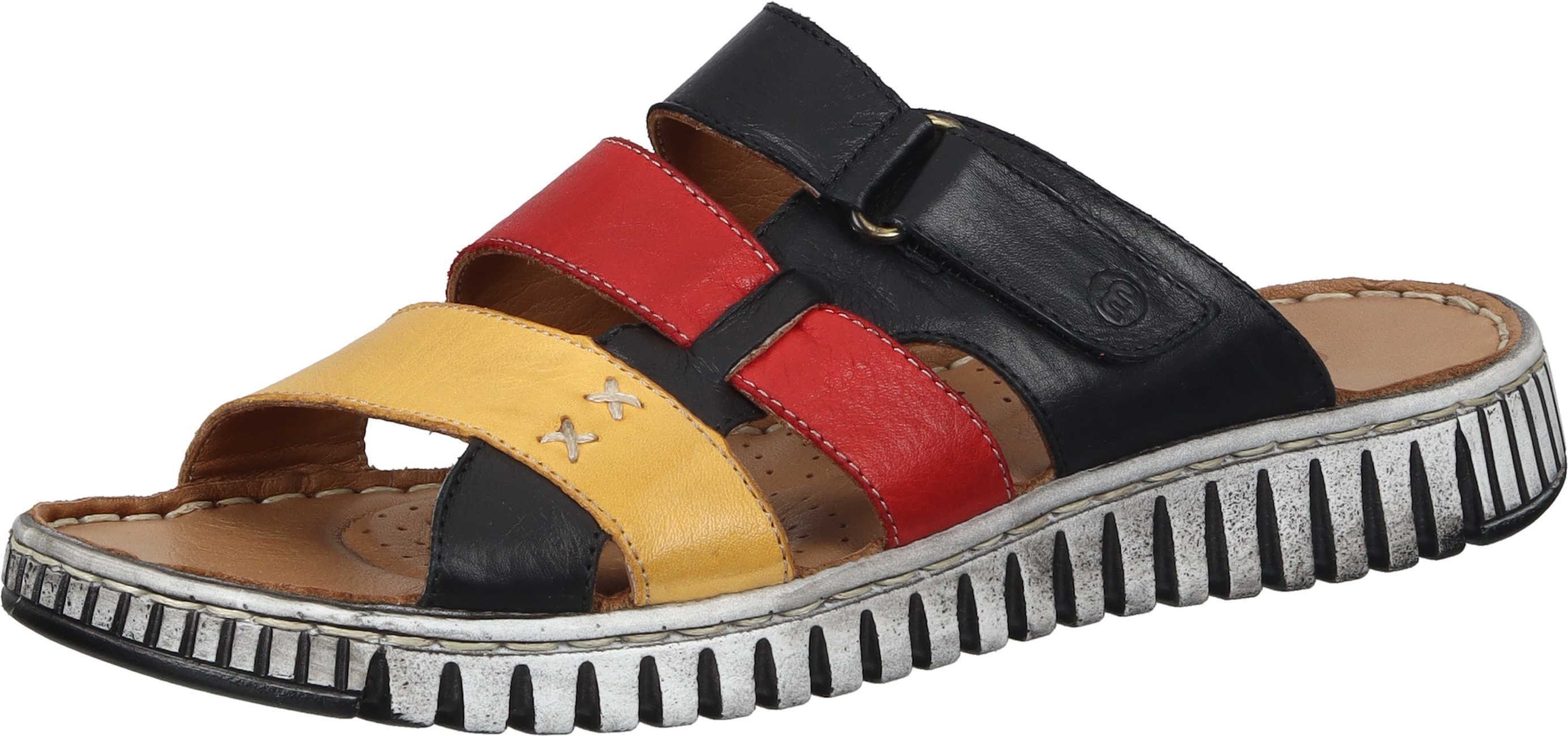 Manitu Pantoletten Pantolette aus echtem Leder
