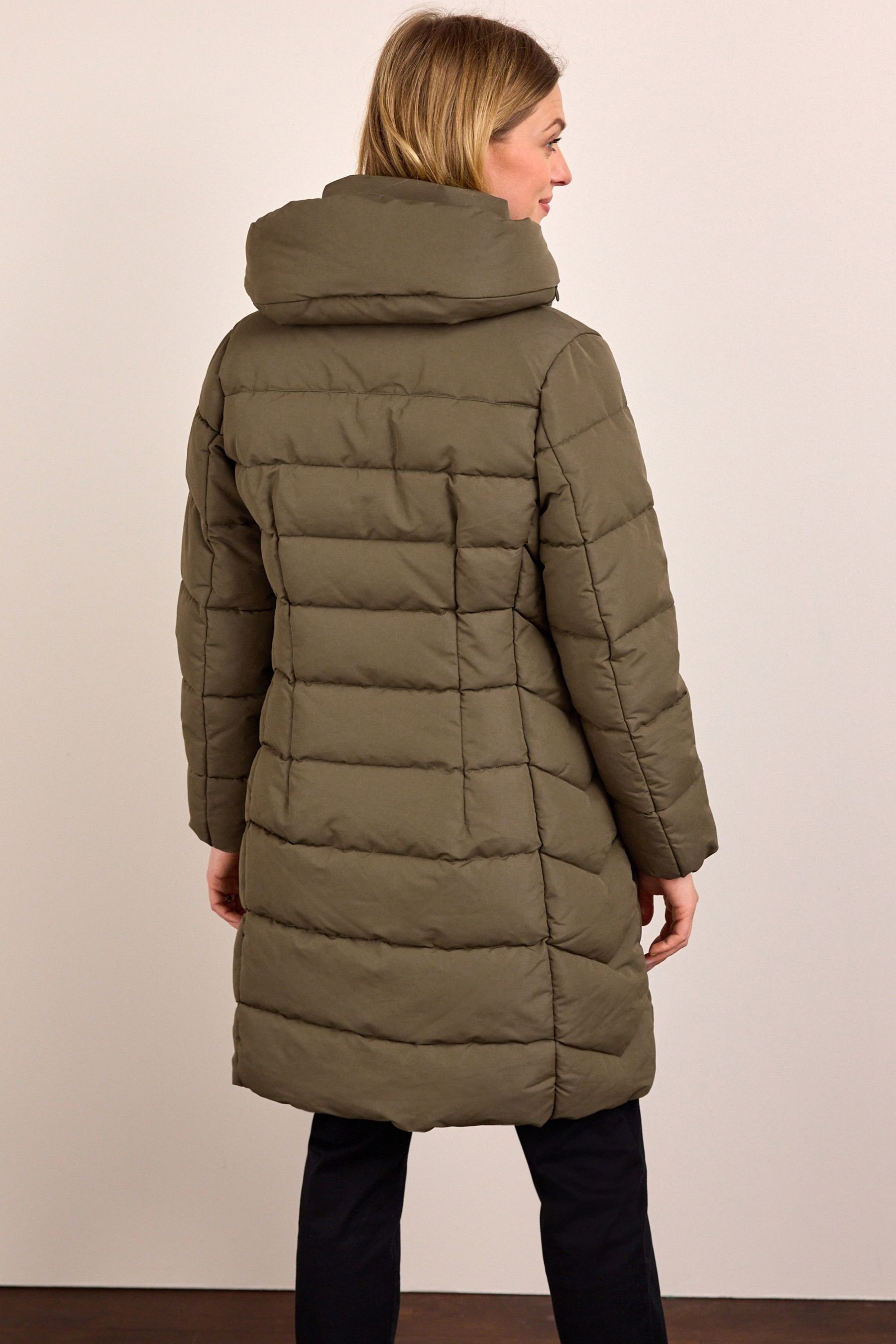 Next Umstandsjacke Wattierter Mantel mit RV-Einsatz, Umstandsmode (1-St)