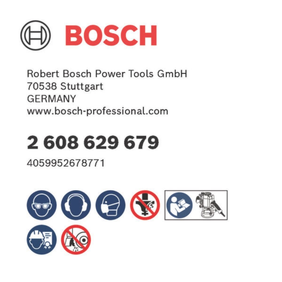 BOSCH Nutfräser