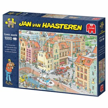 Jumbo Spiele Puzzle Jan van Haasteren - Fehlendes Teil 1000 Teile, 1000 Puzzleteile