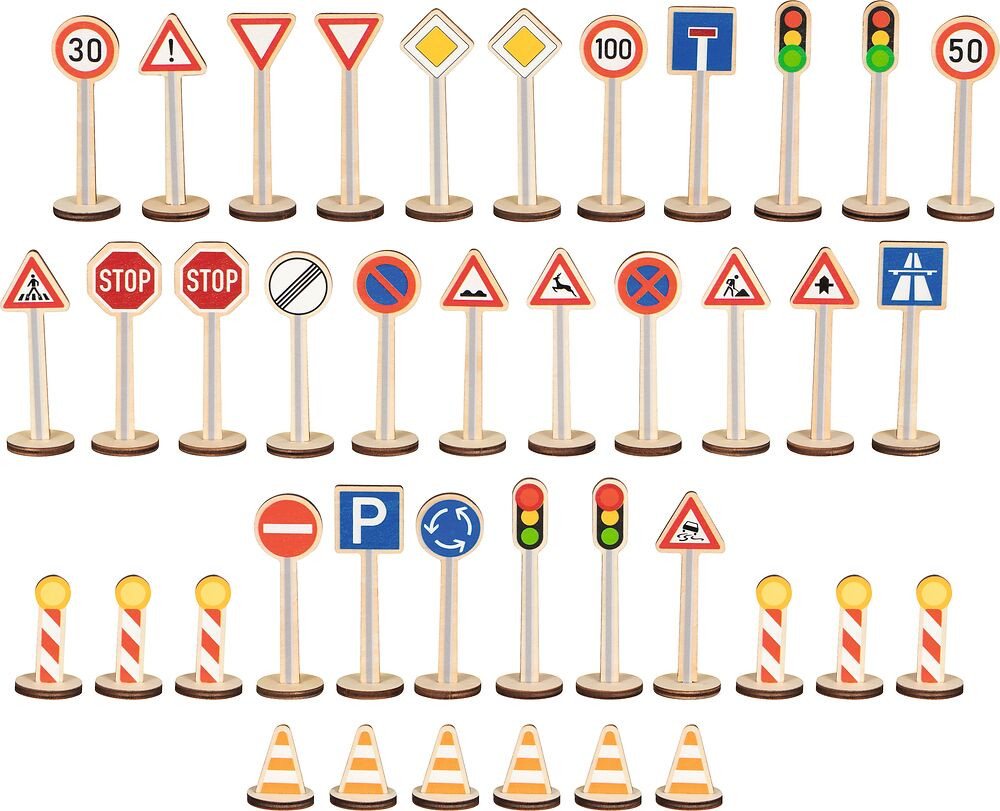 goki Spielzeug-Auto goki Mein großes Verkehrszeichen-Set