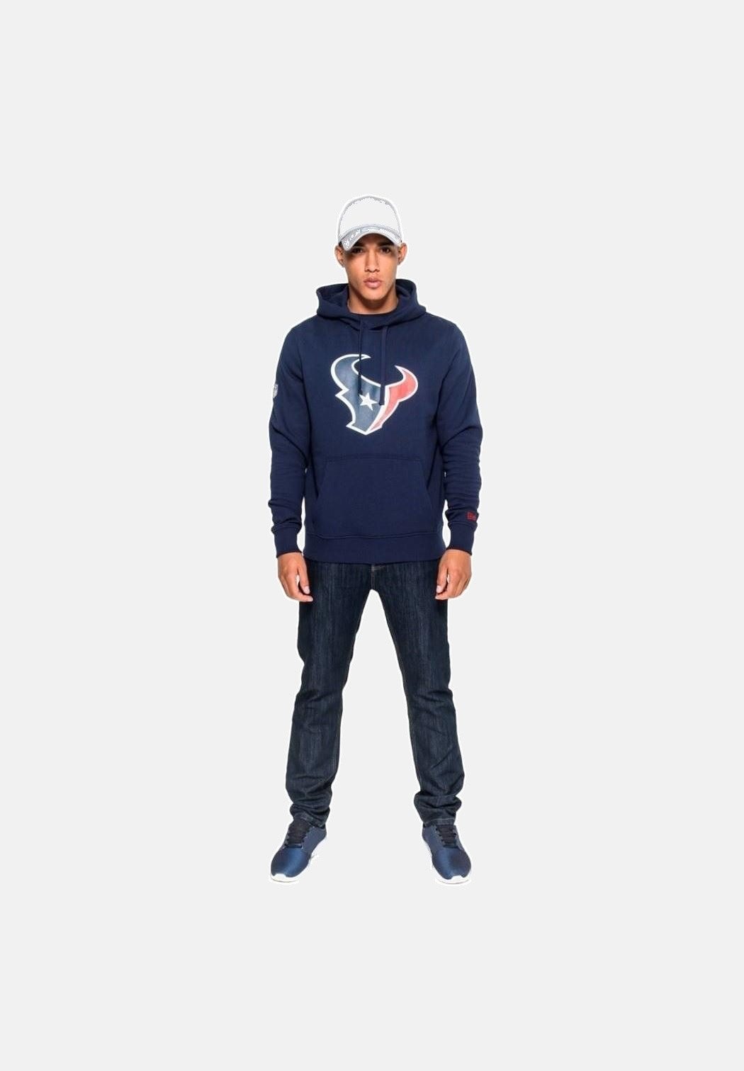 New Era Hoodie Houston Texans NFL Team Logo Hoody Blau Kapuzenpullover New Era (1-tlg)