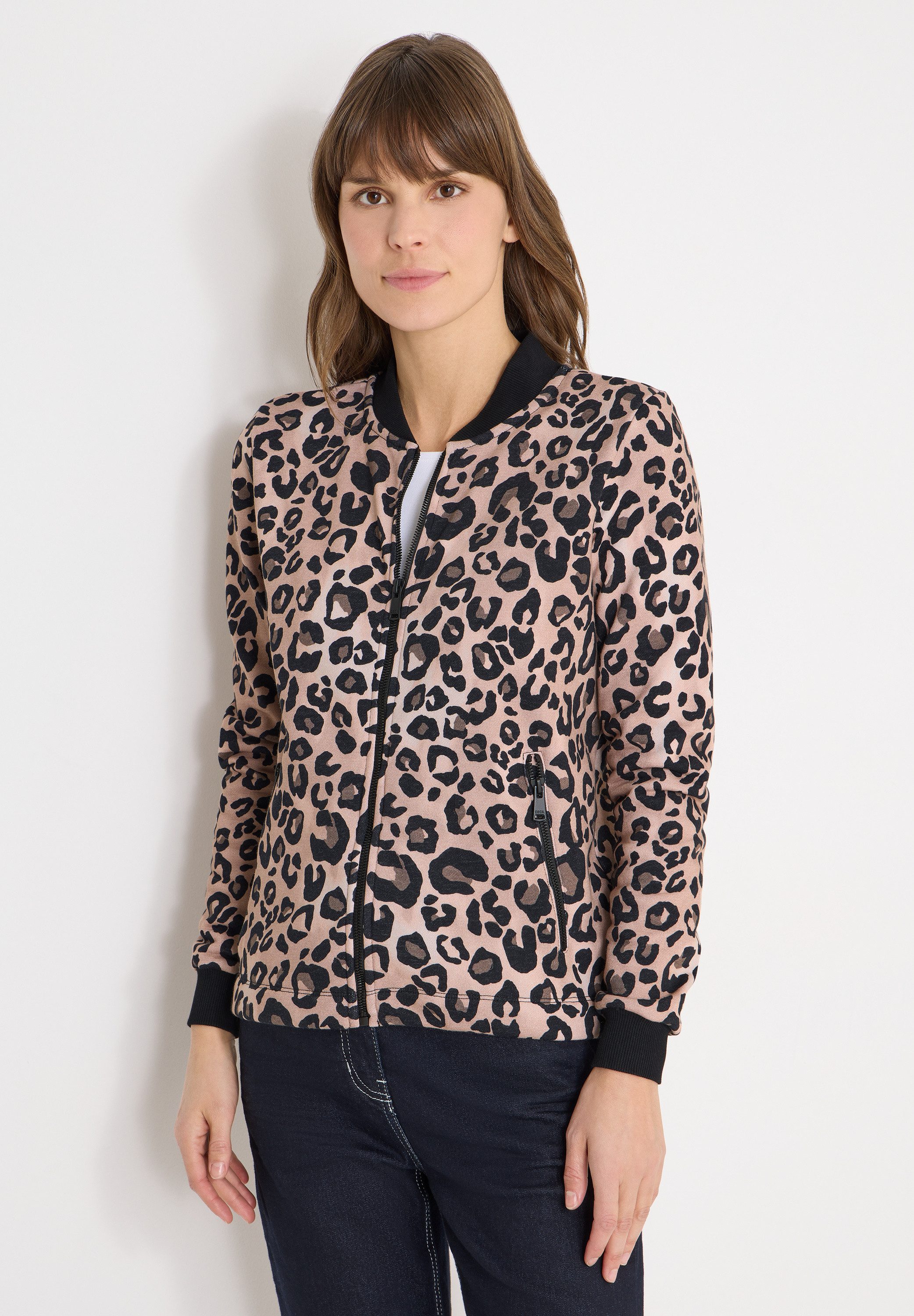 CECIL Sweatjacke im Leo Design günstig online kaufen