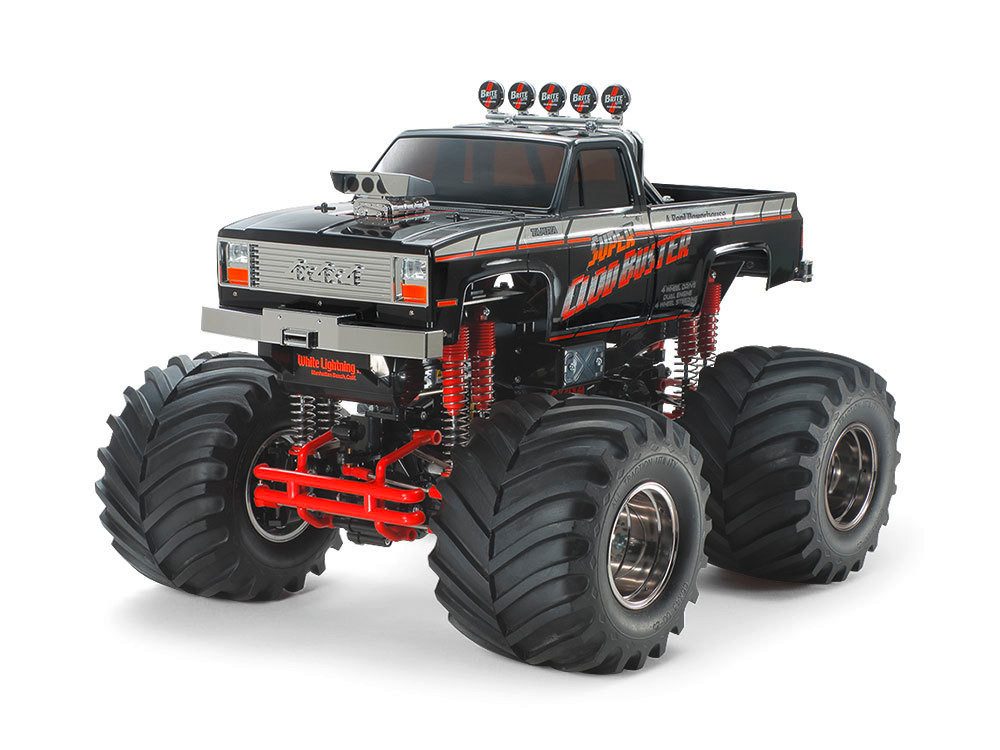 RC-Buggy Tamiya RC Monstertruck Super Clod Buster Black Edition 4X4X4 1:10 Baus