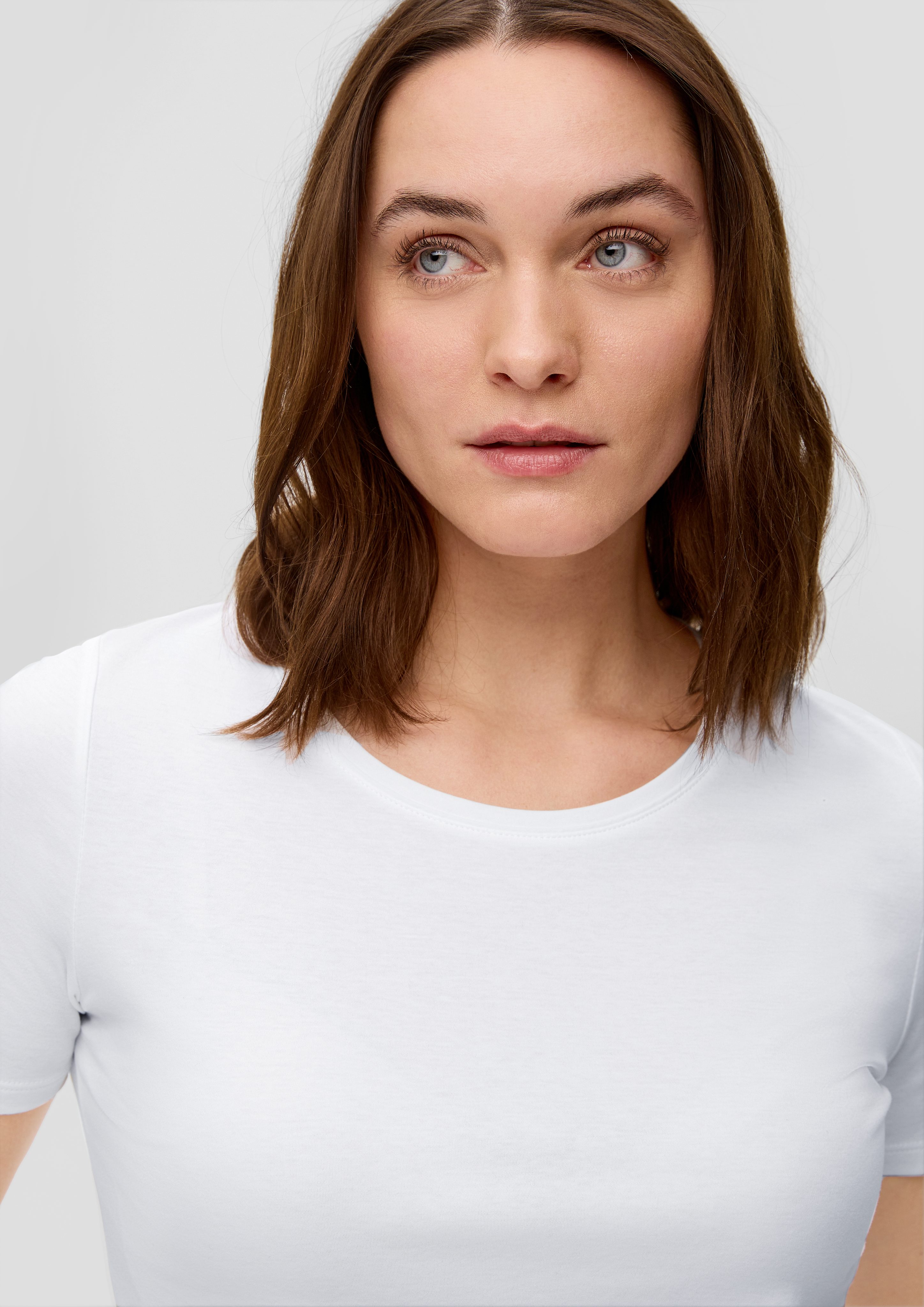 s.Oliver Kurzarmshirt Jerseyshirt mit Rundhalsausschnitt günstig online kaufen