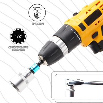 JOEAIS Nussknacker Nuss Set Torx Steckschlüsselsatz 1/2 zoll Torx Satz, für Sternverschlüsse/Bolzen benötigt werden