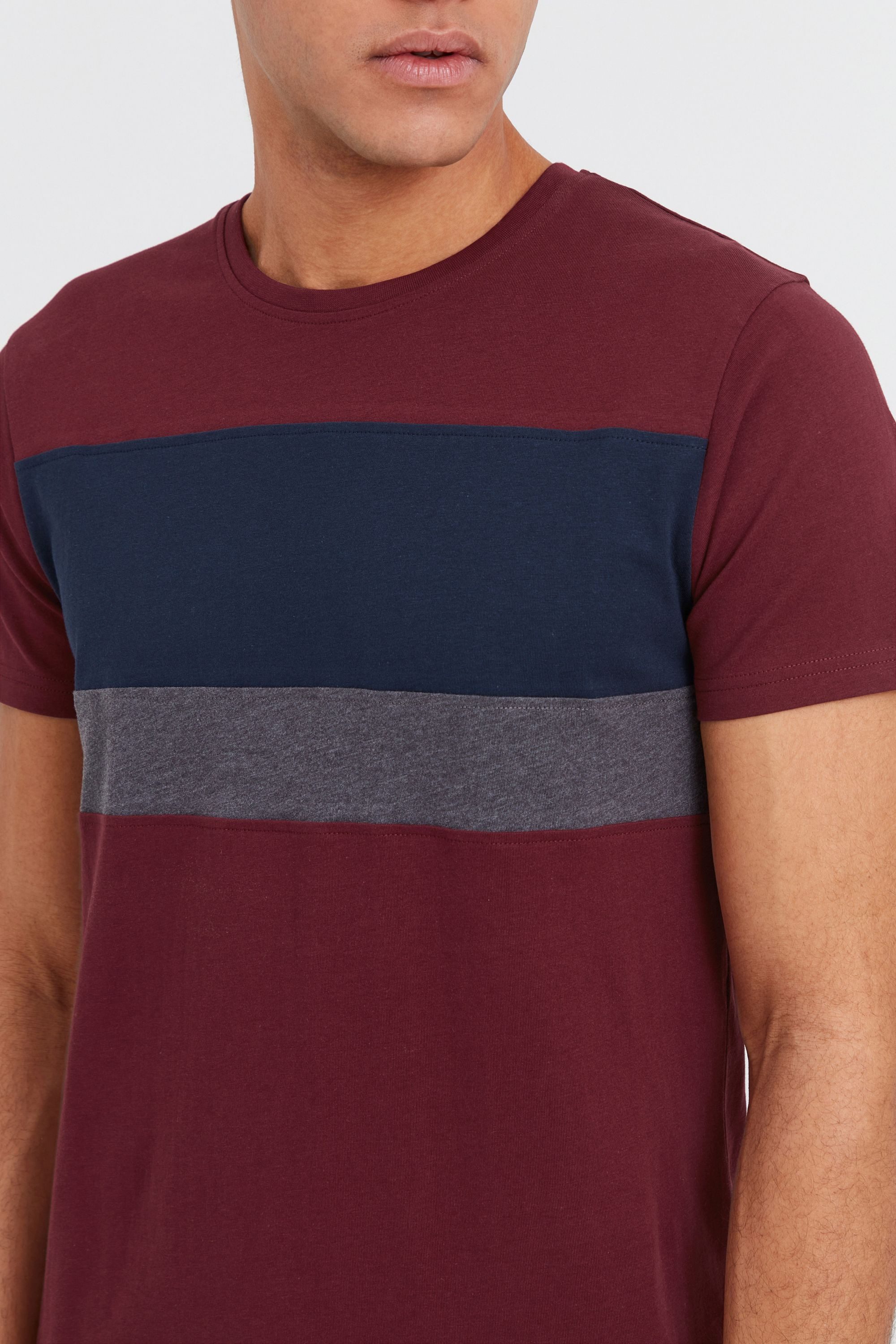 !Solid Rundhalsshirt SDSascha T-Shirt in Tricolor günstig online kaufen