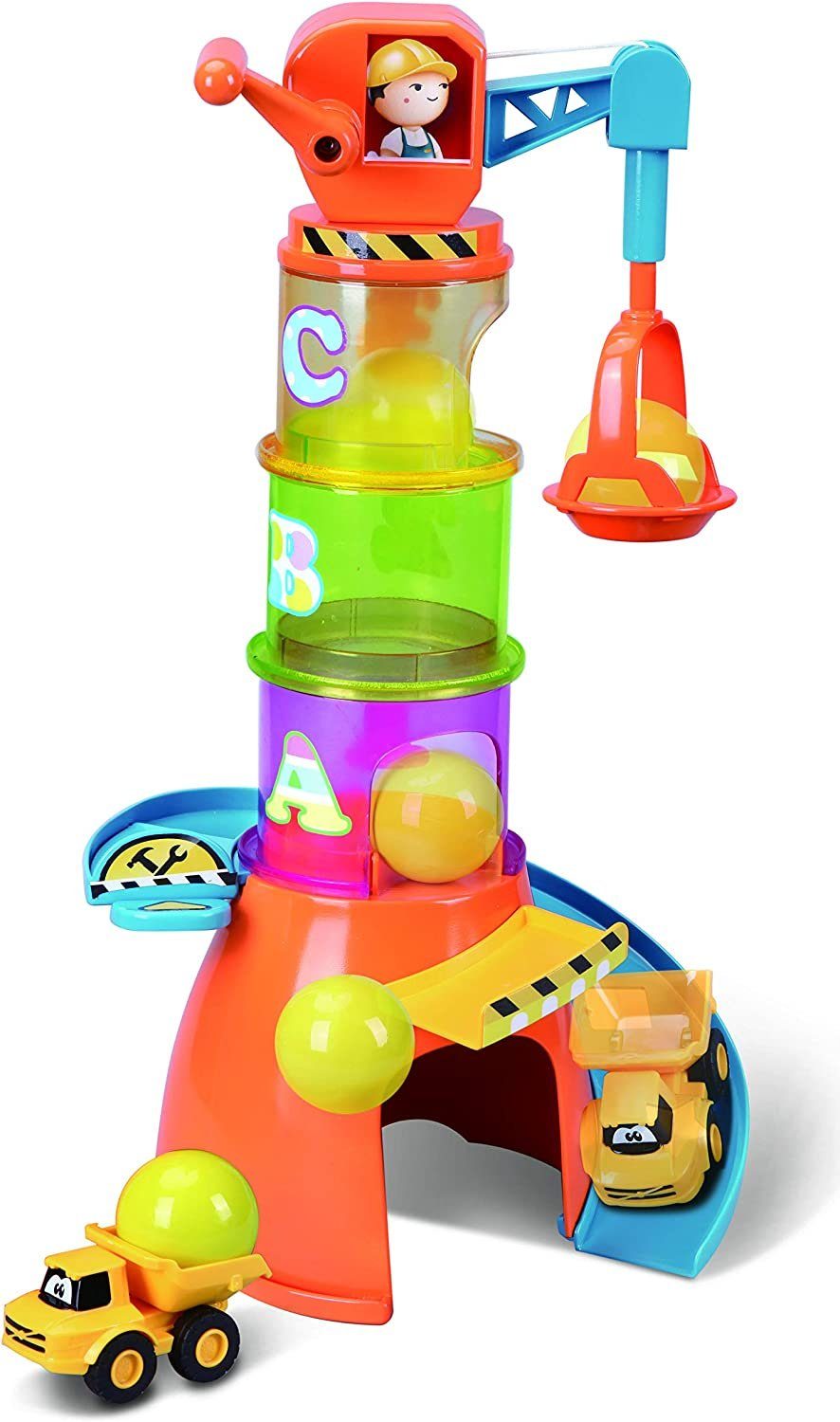 bbJunior Spielzeug-Auto Spielset - Stacking Crane 5-in1 inkl. Volvo Kipper günstig online kaufen