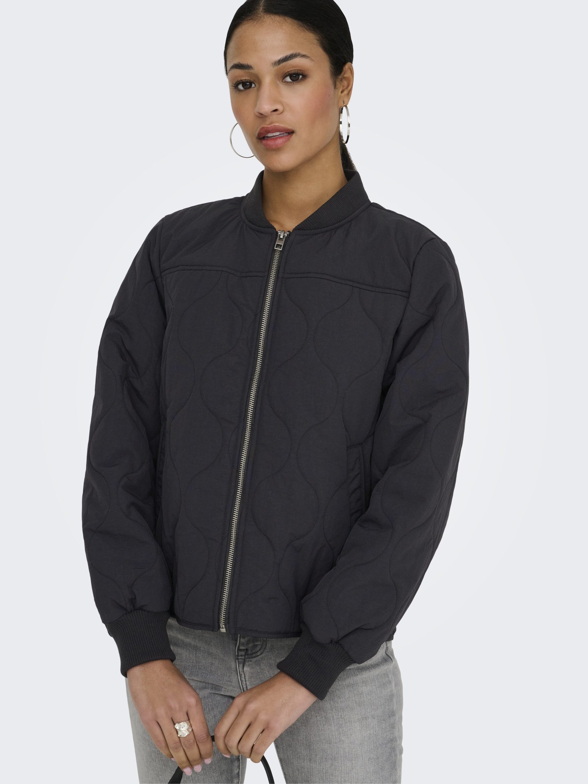 JDY Langjacke JDYRAYA QUILT SHORT JACKET OTW HAB