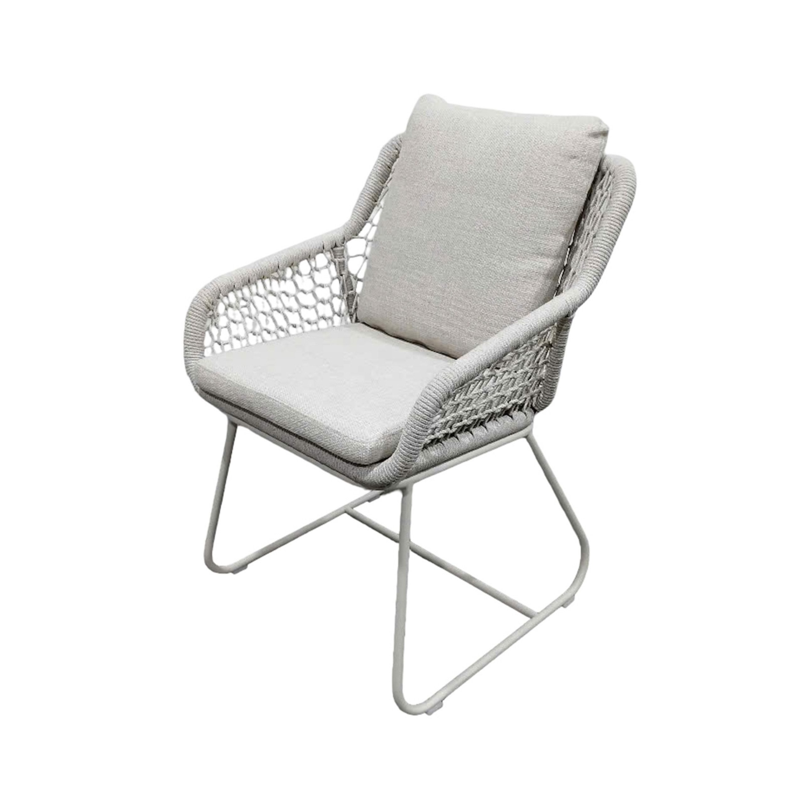 Best Freizeitmöbel Gartenstuhl Best Ravello Dinning Крісла Gartenstuhl mit Armlehnen Sand 58 x 63 x