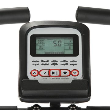 aktivshop Heimtrainer X-Bike aktiv Vital (mit 21 Trainingprogrammen, gelenkschonendes Cardiotraining), platzsparend klappbar
