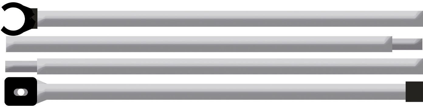 BENT Zeltstange Alu First-Spannstab