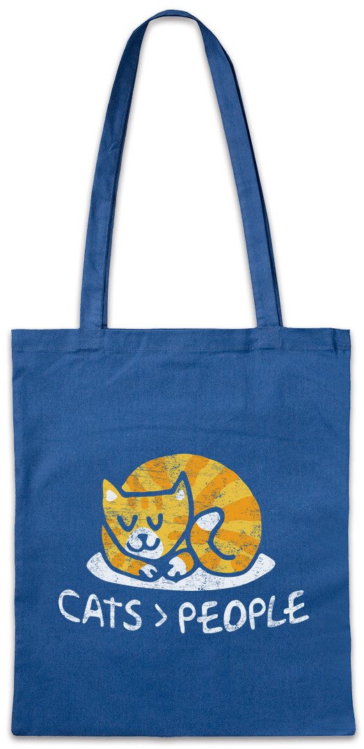 Beuteltasche Cats People Stofftasche Meow Cats Cat Katze Katzen Kitty Kitten Liebe