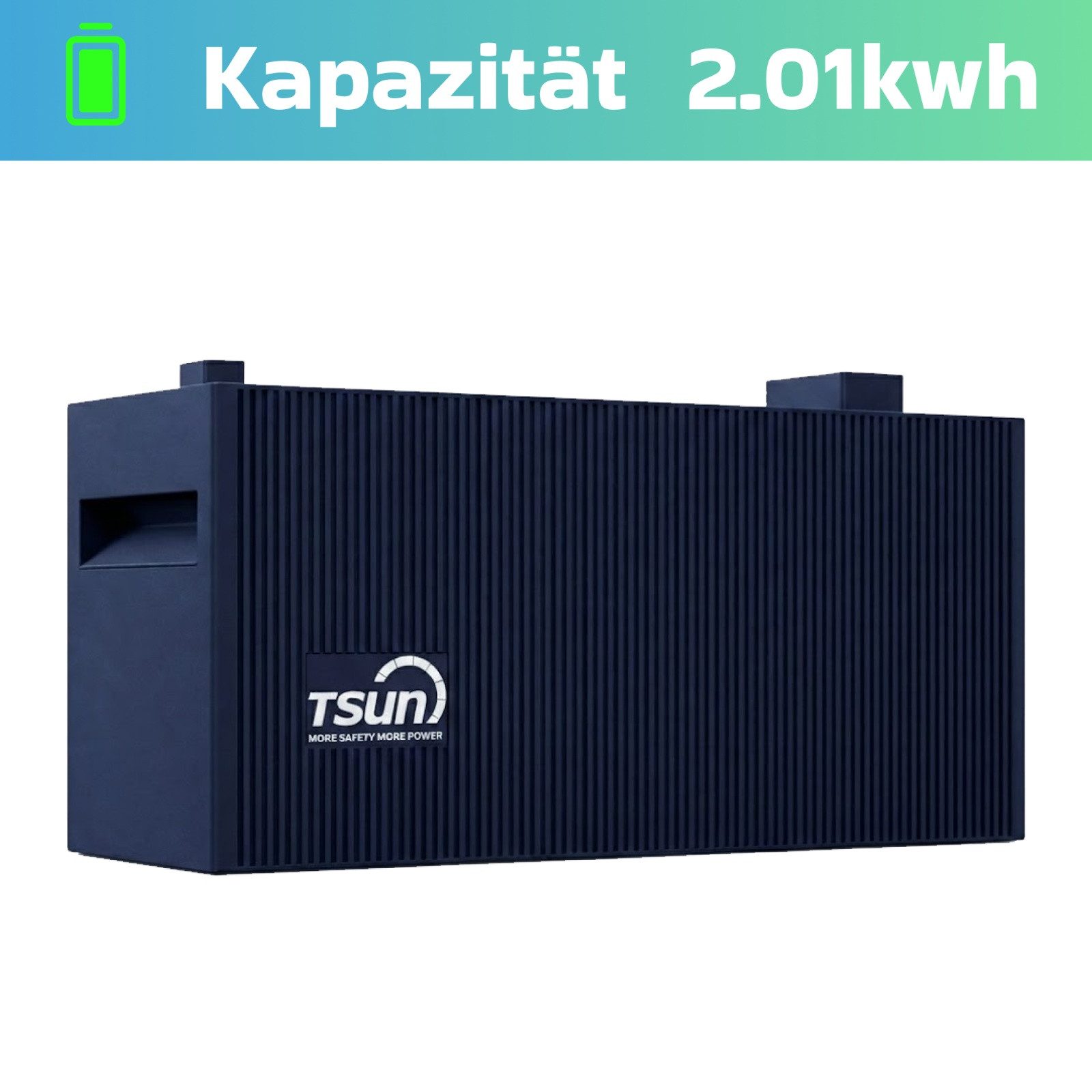 SUNNIVA TSUN SOLARCAN Erweiterungsspeicher TSOL-DB2000Lite 2 kWh Solarakkus, Solarspeicher LiFePO4, IP65, 2400 W PV Eingang, DC-gekuppelte Batterie