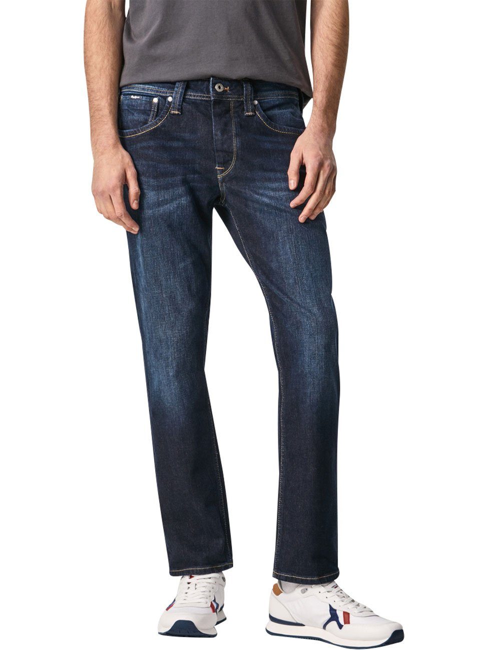 Pepe Jeans Straight-Jeans CASH mit Stretch
