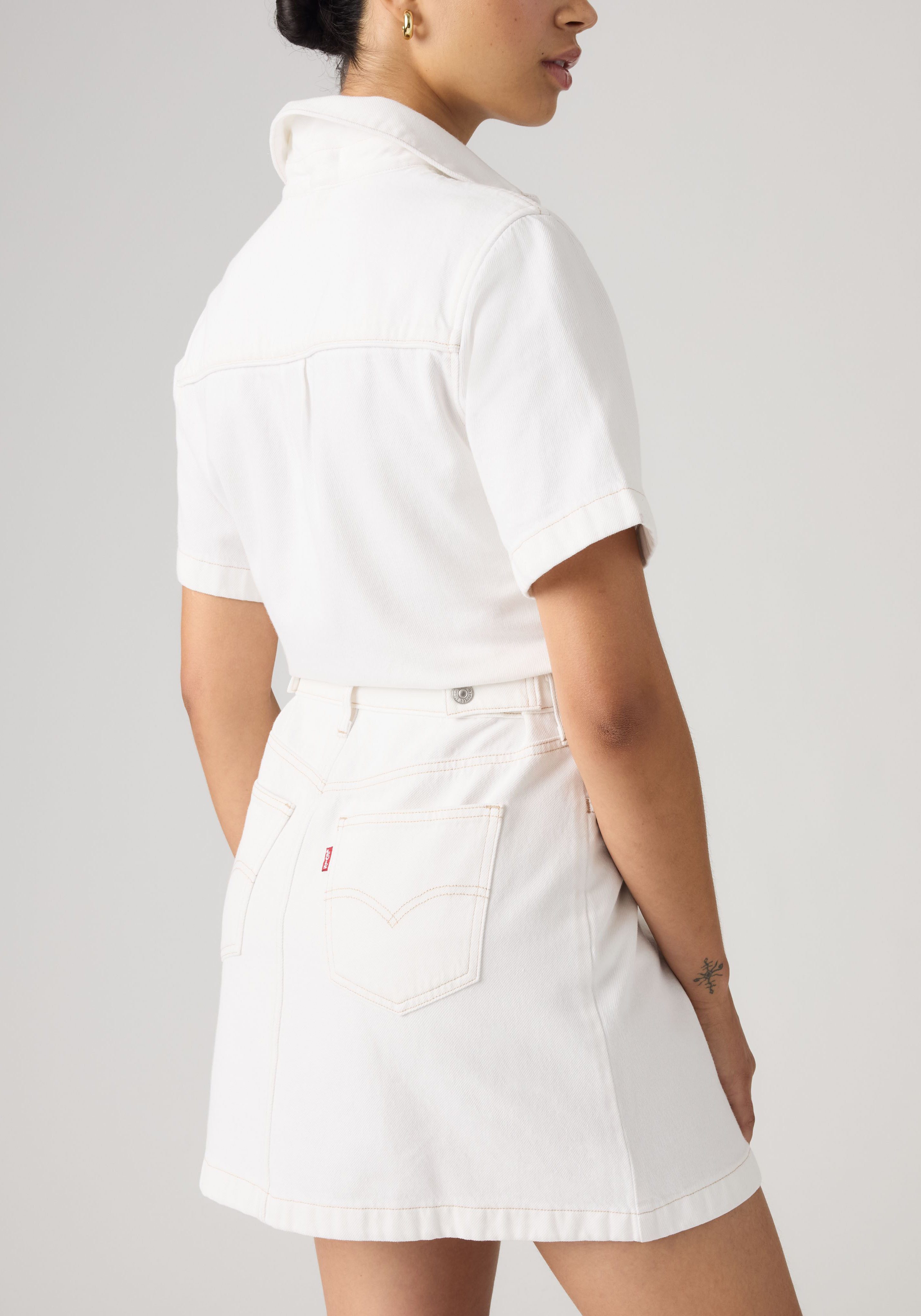 Levi's® Jeanskleid WESTERN DRESS Durchgehender Druckknopfverschluss – Bild 3 von 4