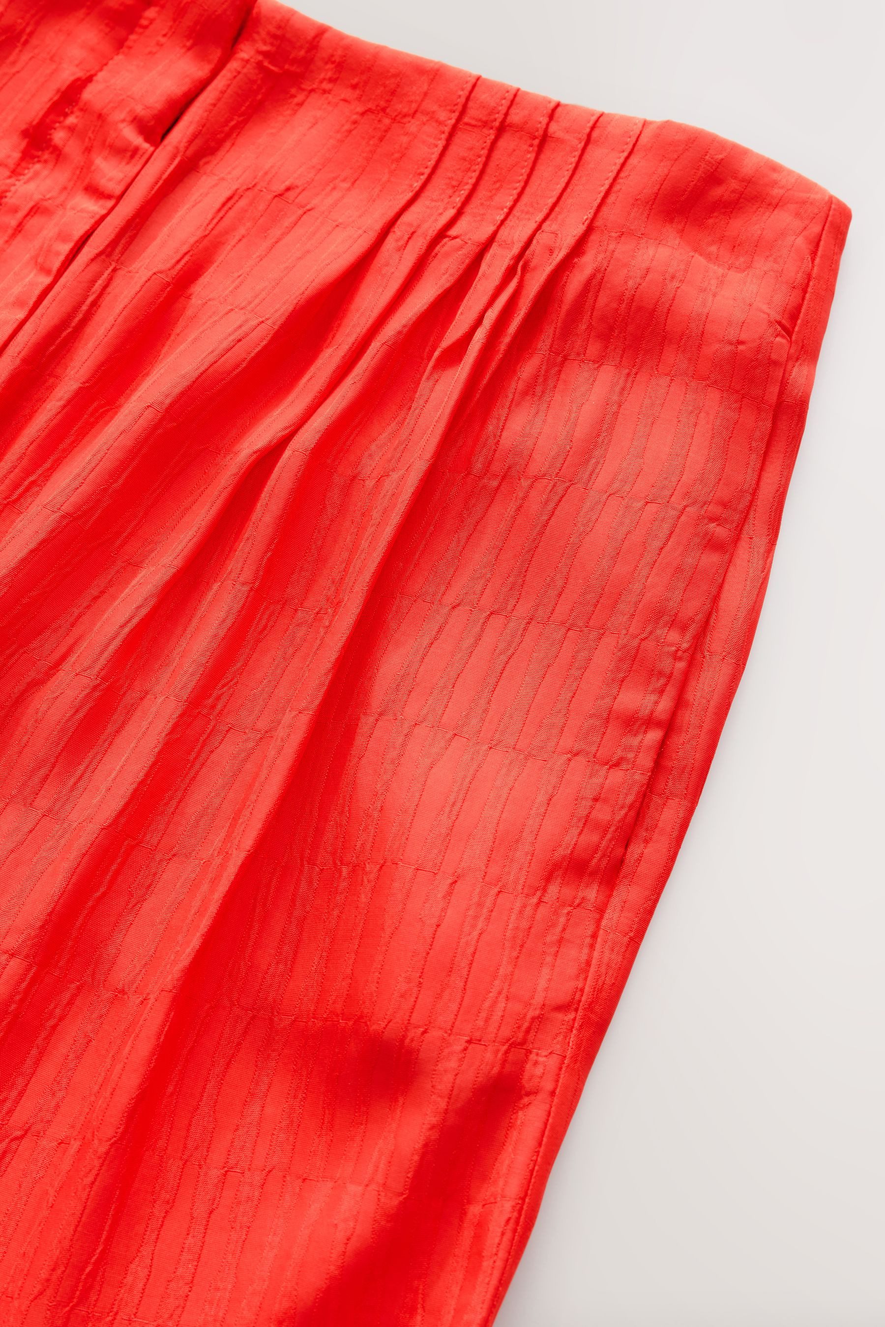 Next Palazzohose Hose mit weitem Bein und Riffel-Struktur (1-tlg)