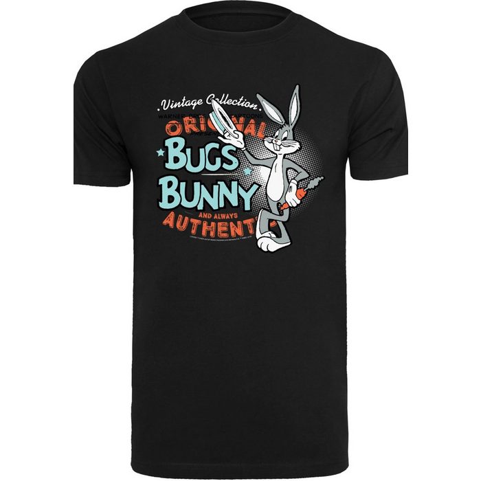F4NT4STIC T-Shirt Looney Tunes Vintage Bugs Bunny Herren Premium Merch Regular-Fit Basic Bedruckt