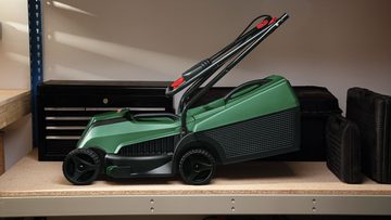 BOSCH Akkurasenmäher EasyMower 18V-32-150, 32 cm Schnittbreite, Mit 1x Akku 3 Ah - im Karton