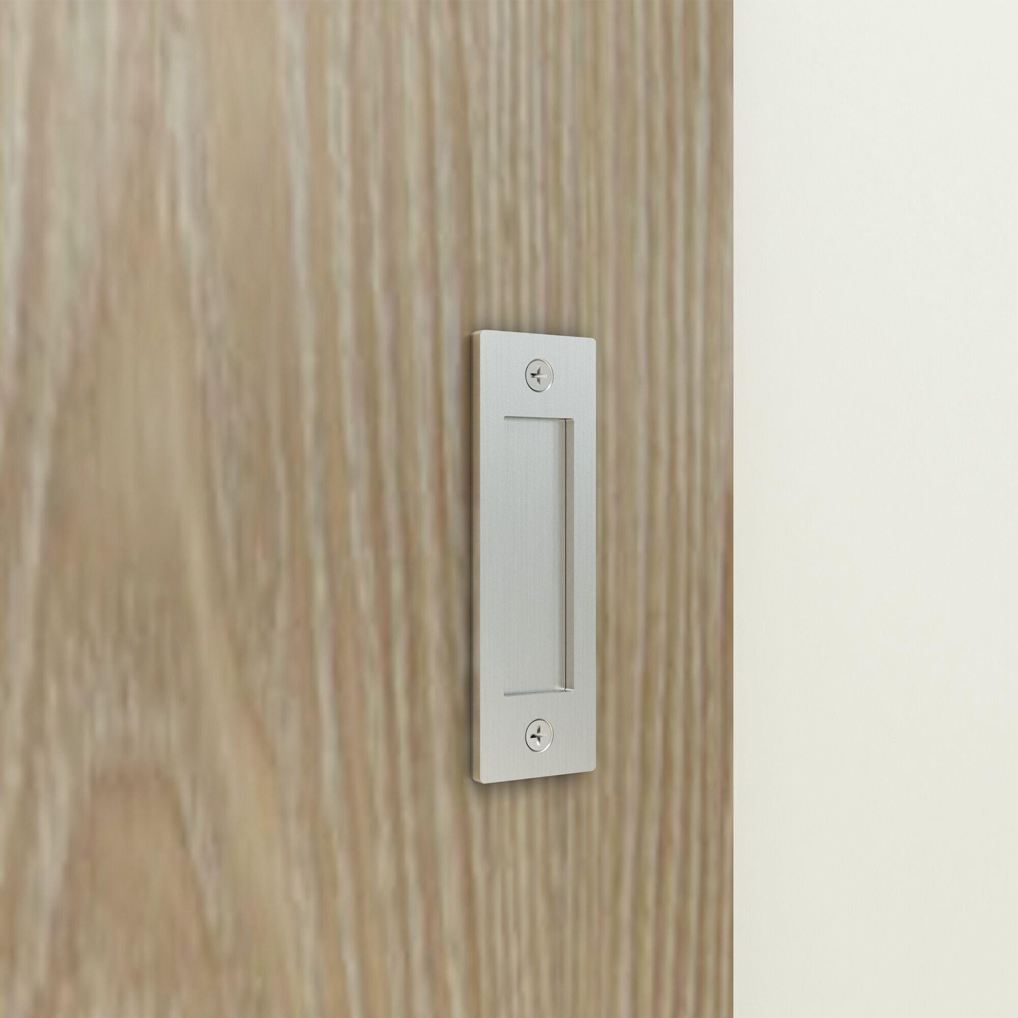 inova wohnen Schiebetür Holzschiebetür 103 x 210 cm (Komplett-Set), Eiche, Komplettset mit unsichtbarer Laufschiene und Softclose