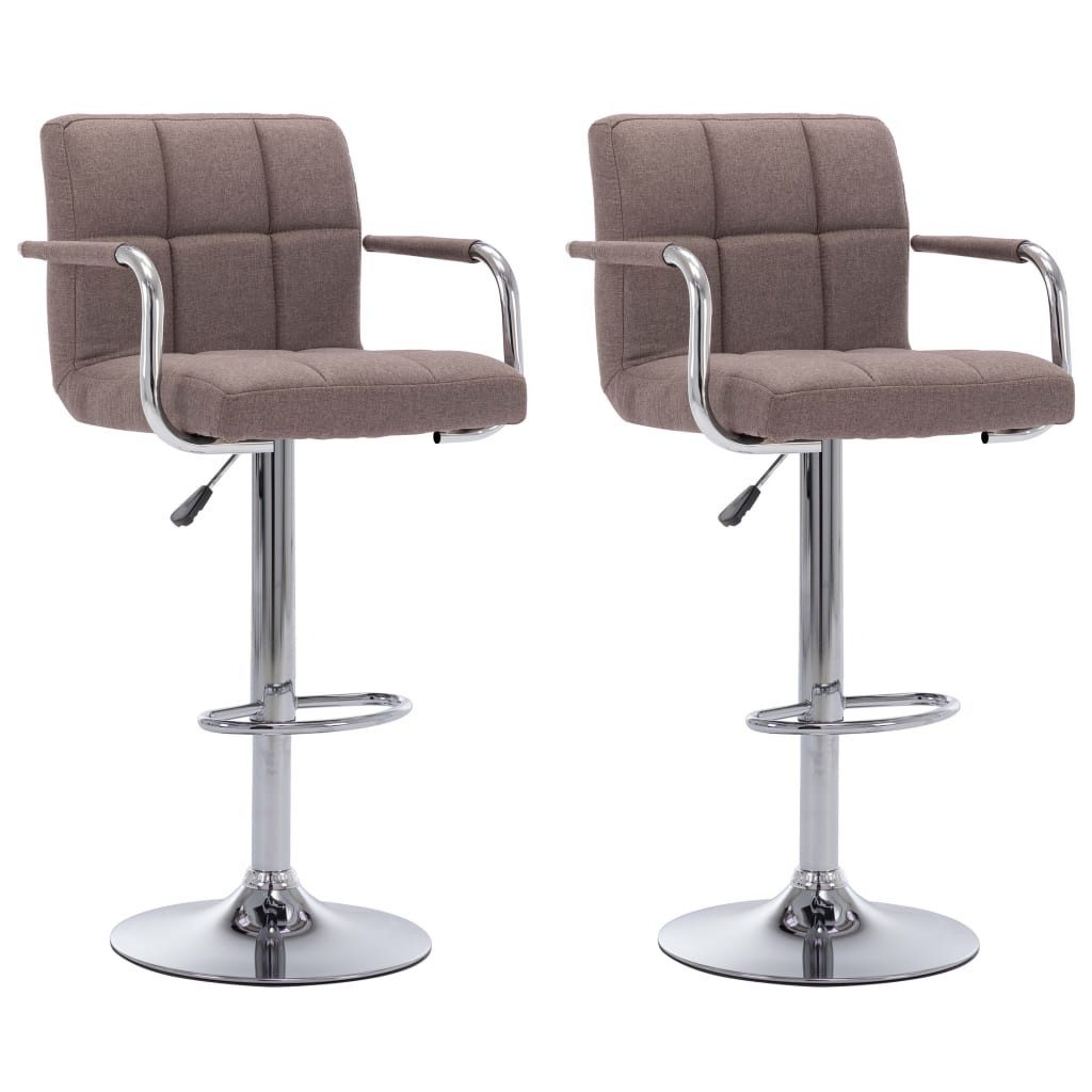 vidaXL Barhocker Barhocker 2 Stk. Taupe günstig online kaufen