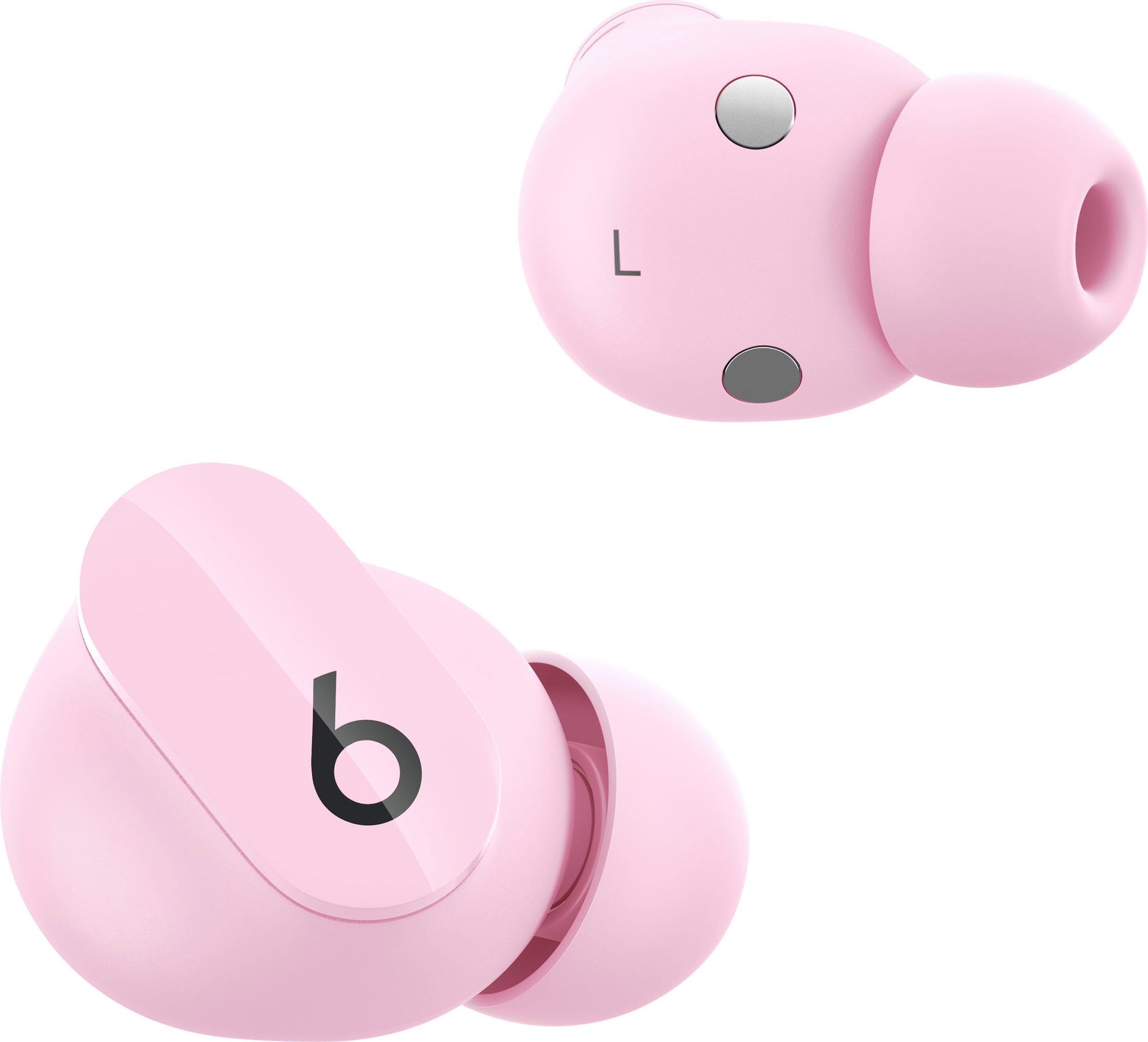 Beats by Buds pink Geräuschunterdrückung) und mit Cancelling mit (ANC), In-Ear-Kopfhörer Kabellose Noise Dr. sunset Anrufe Bluetooth, Siri, Musik, Siri, für (Active kompatibel Beats Dre Studio integrierte Steuerung - Transparenzmodus