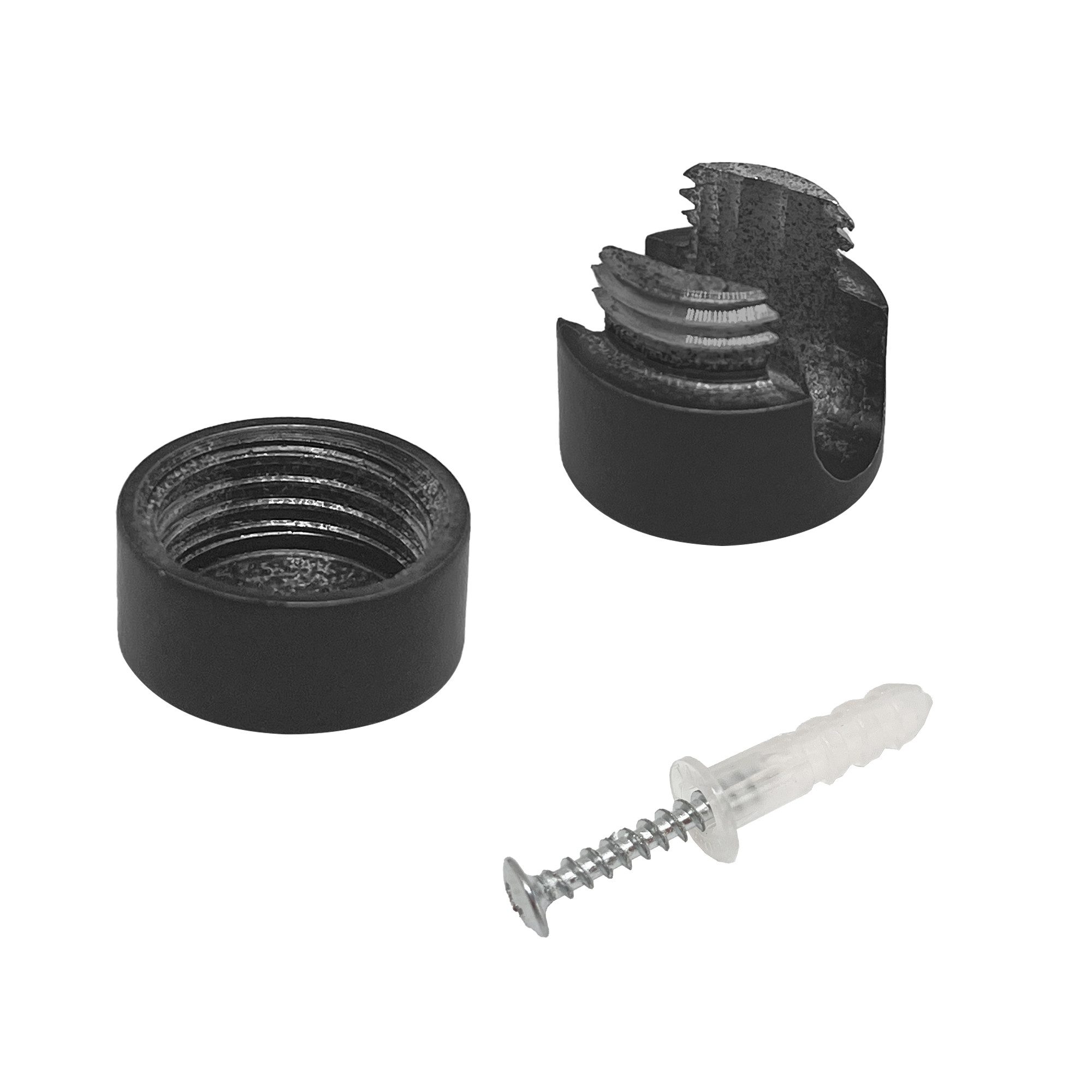 smartect Kabelzubehör Wand- & Deckenpins Aluminium für Lampenkabel, (Set, 4-tlg)