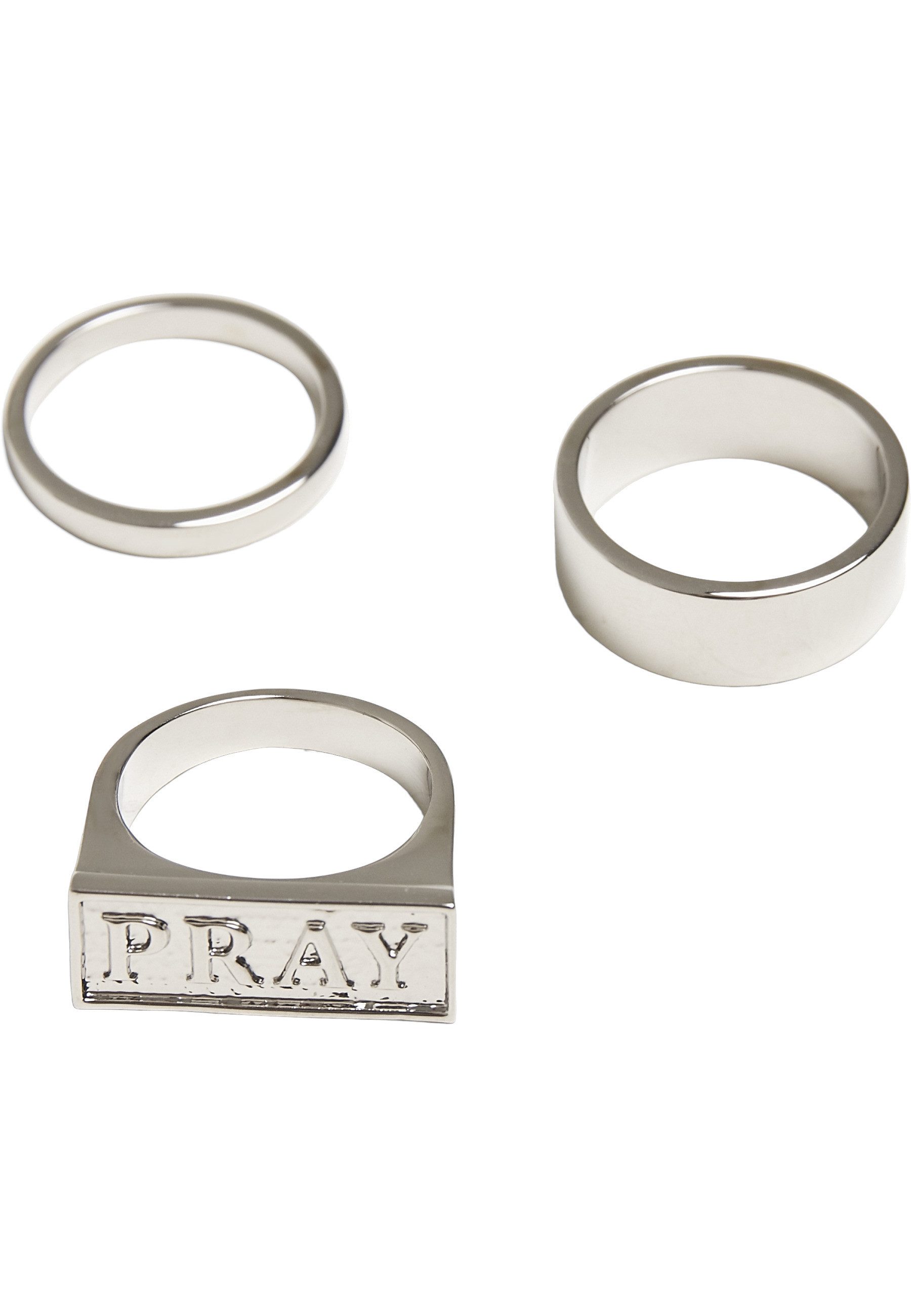 MisterTee Ring-Set MisterTee Unisex Pray Ring Set